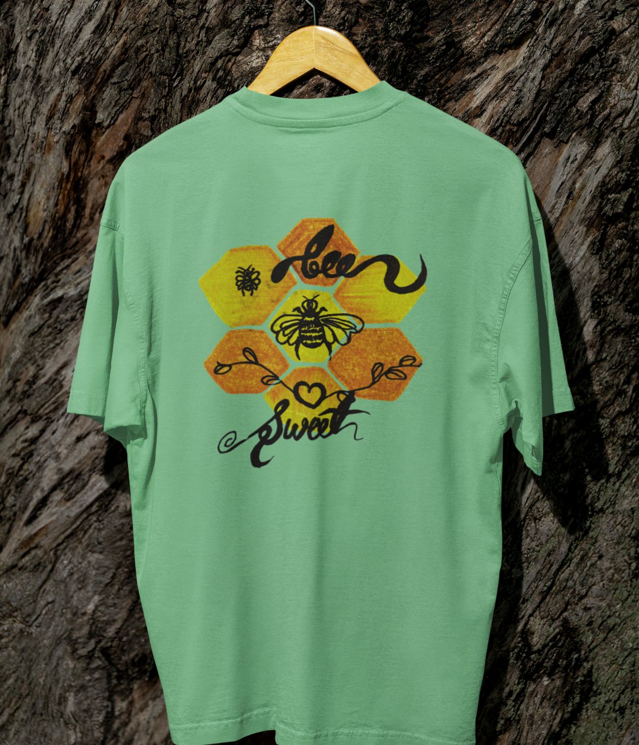 Bee Sweet - Terry Oversized T-Shirt