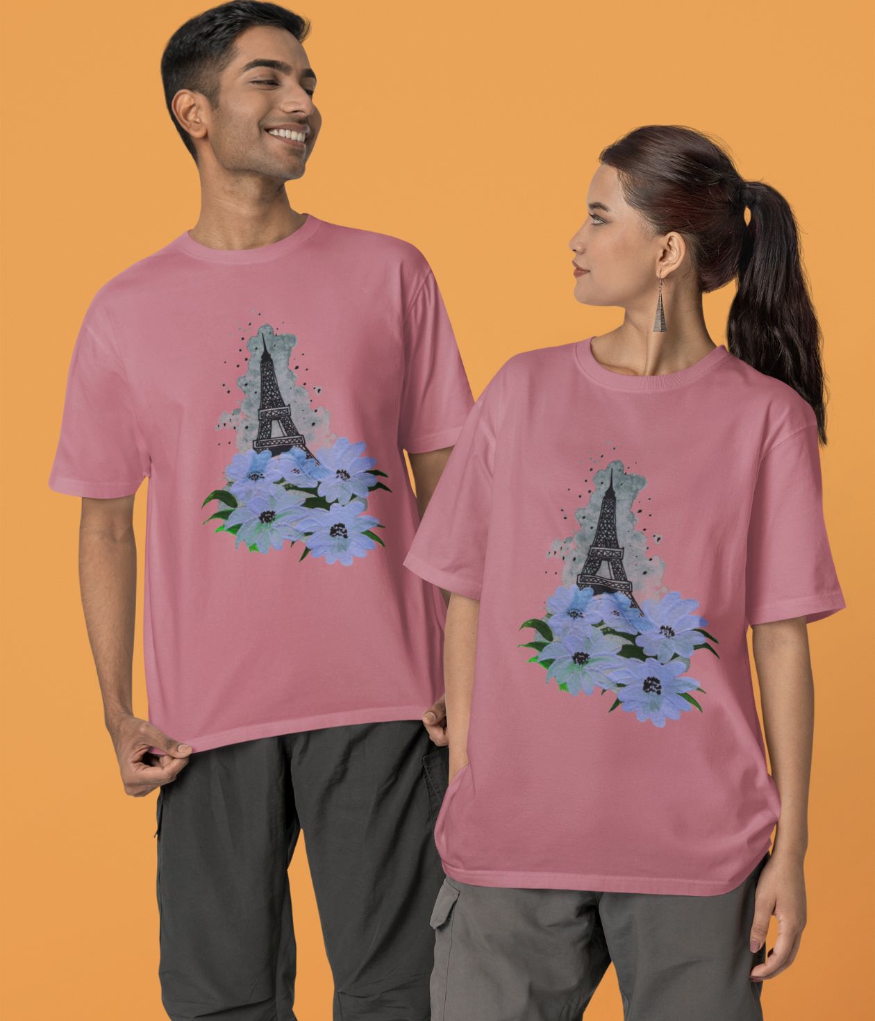 Whispers Of Paris - Terry Oversized T-Shirt