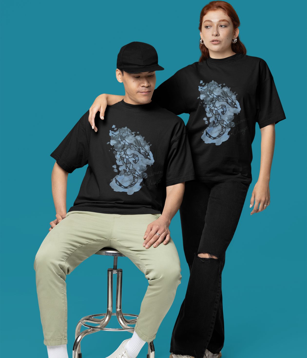 Ember Dragon - Oversized Classic T-Shirt - Dark