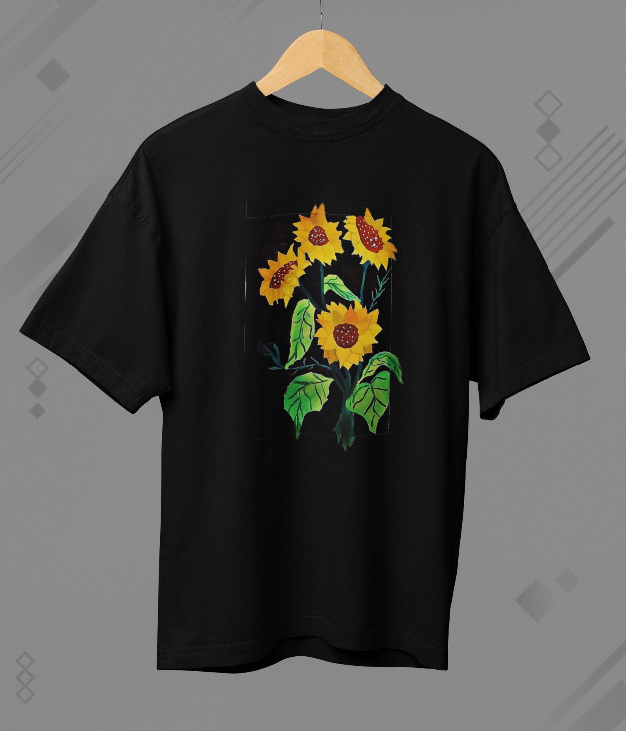 Chasing the Light - Terry Oversized T-Shirt - Dark