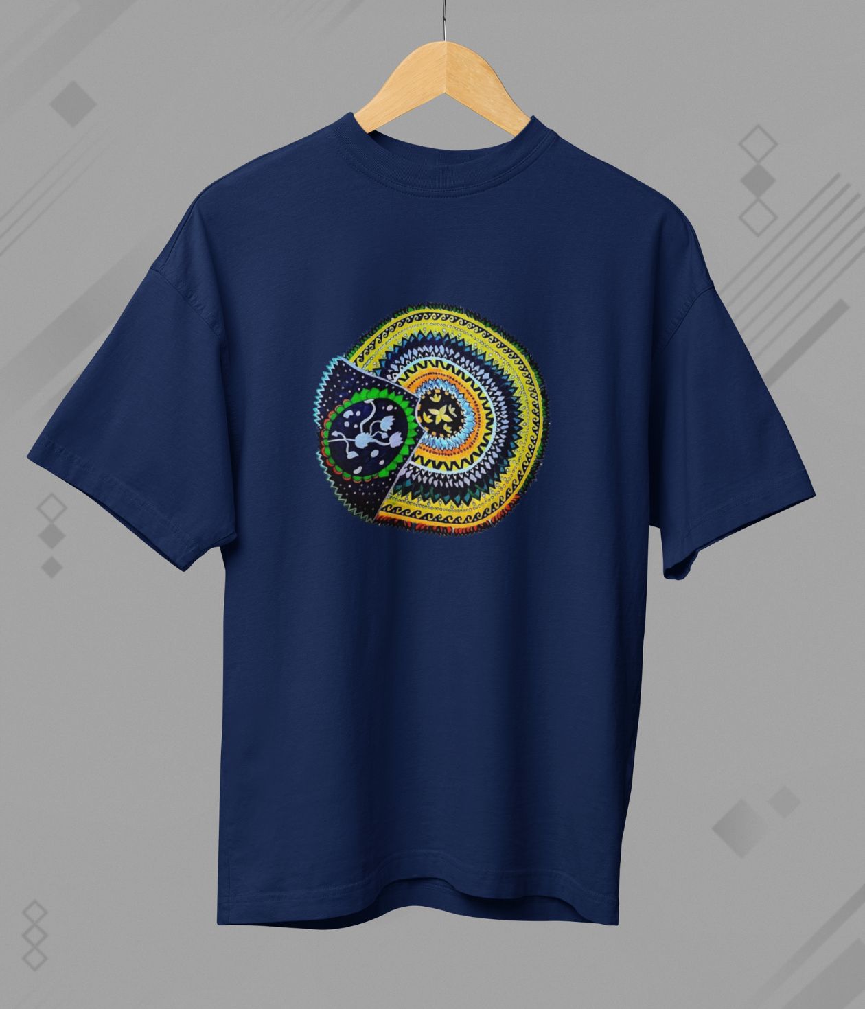 Sacred Spin - Terry Oversized T-Shirt - Dark