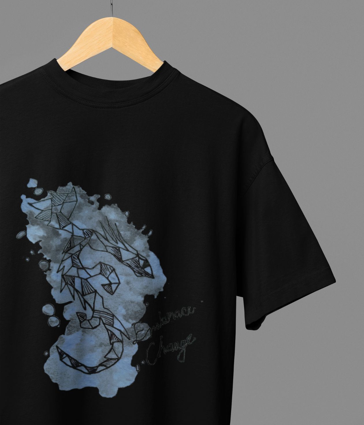 Ember Dragon - Oversized Classic T-Shirt - Dark
