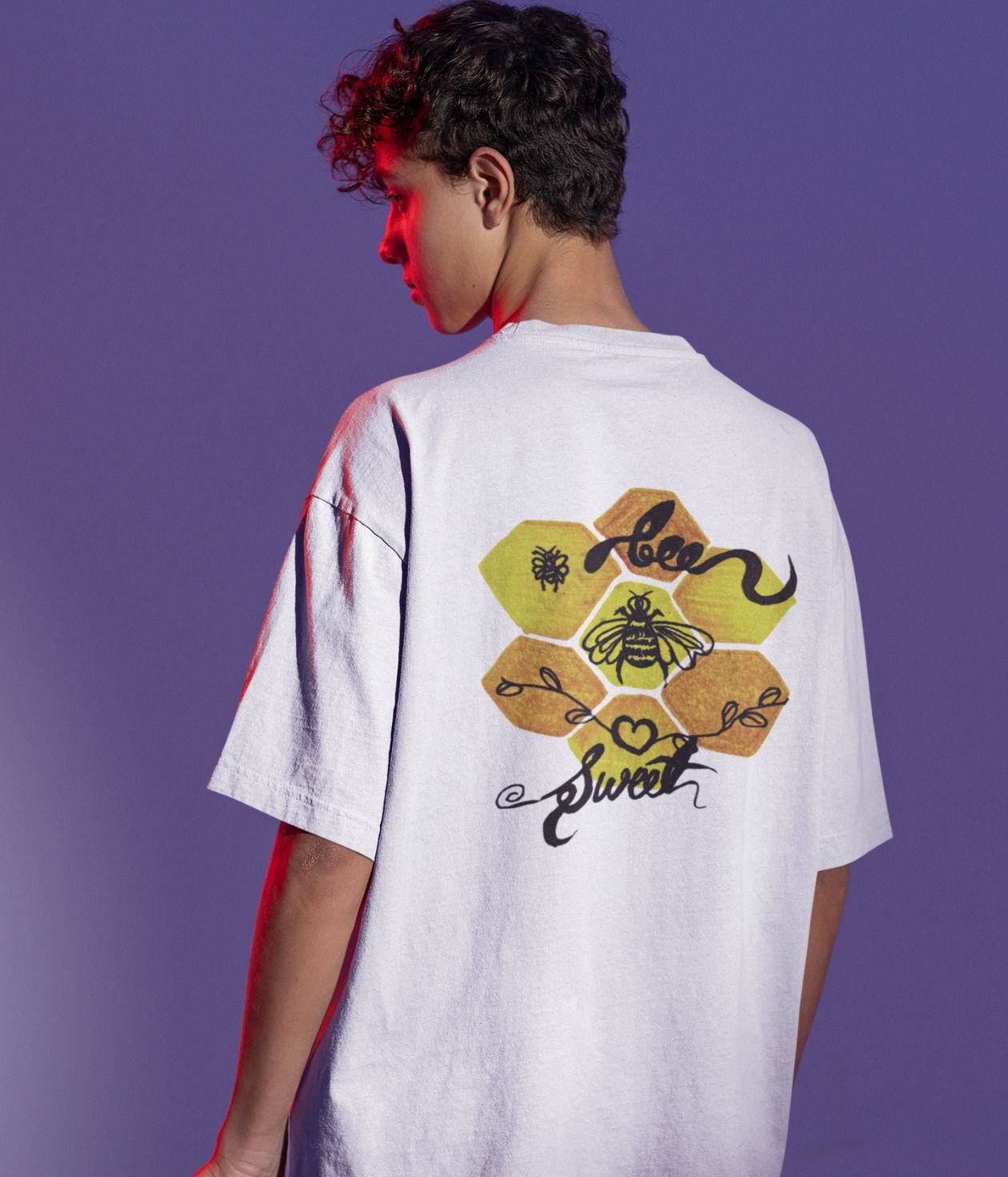 Bee Sweet - Terry Oversized T-Shirt