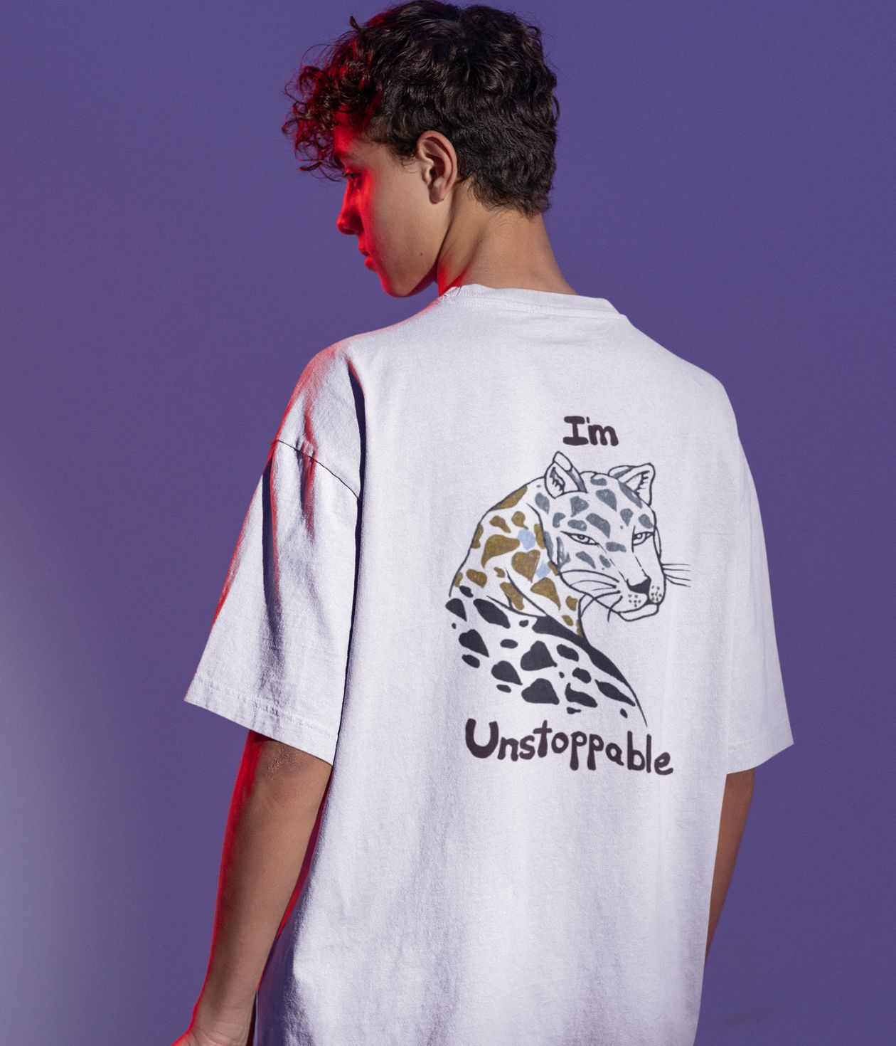 I'm Unstoppable - Terry Oversized T-Shirt