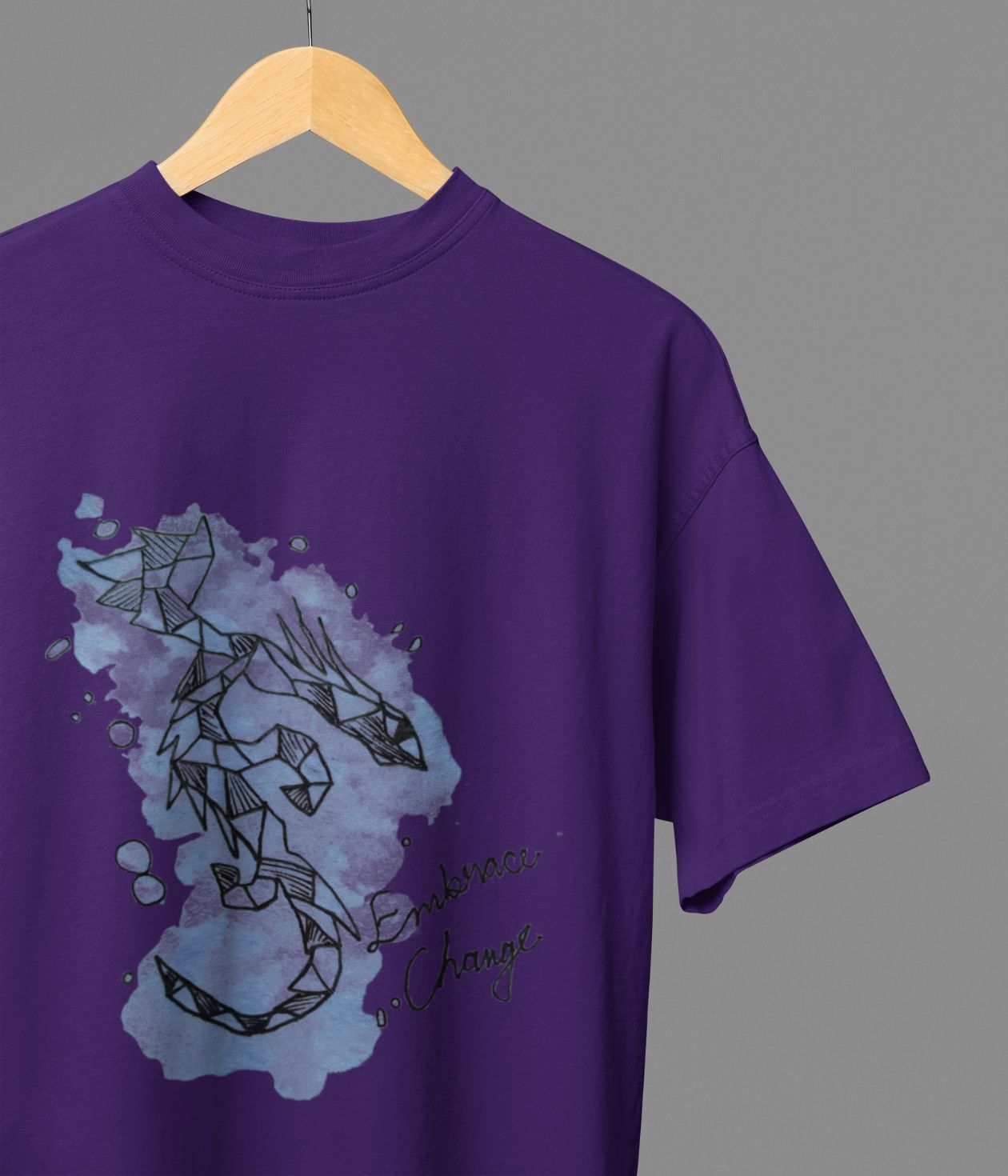 Ember Dragon - Oversized Classic T-Shirt - Dark