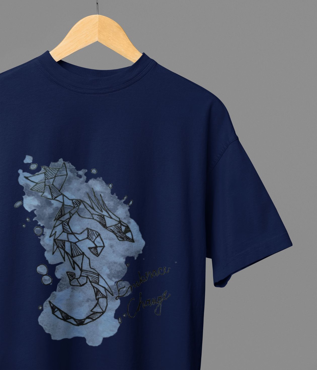 Ember Dragon - Oversized Classic T-Shirt - Dark