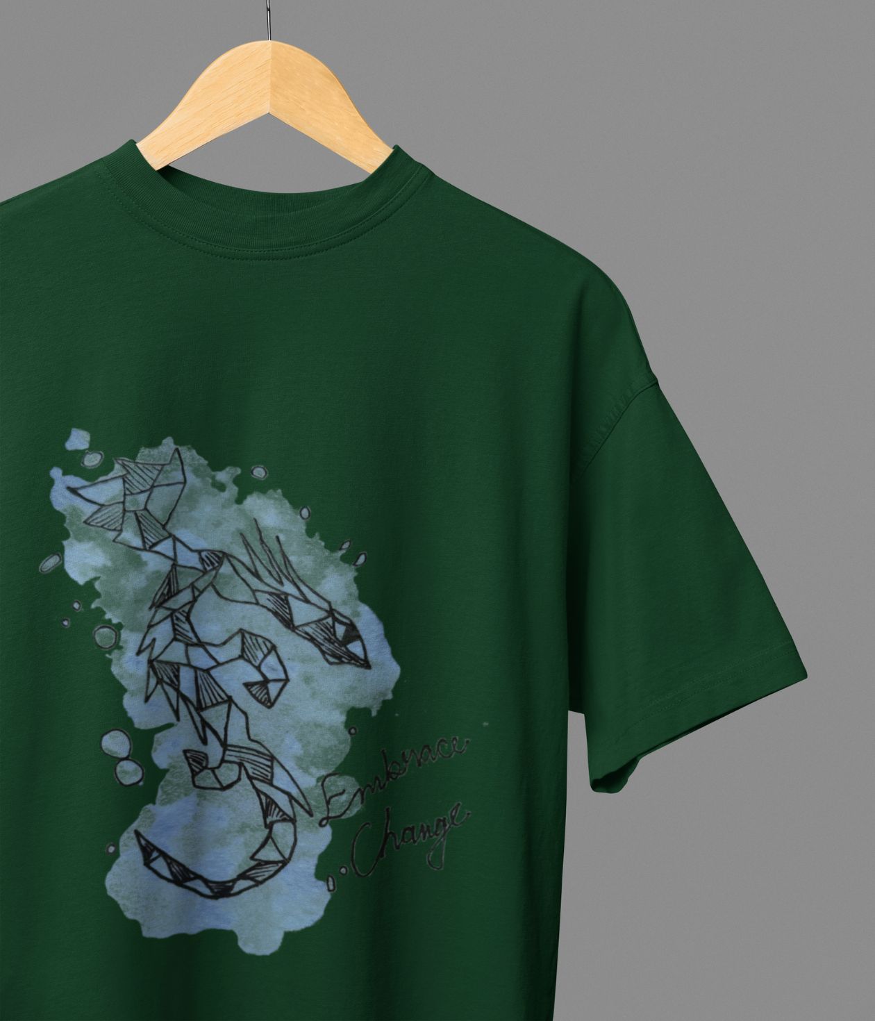 Ember Dragon - Oversized Classic T-Shirt - Dark