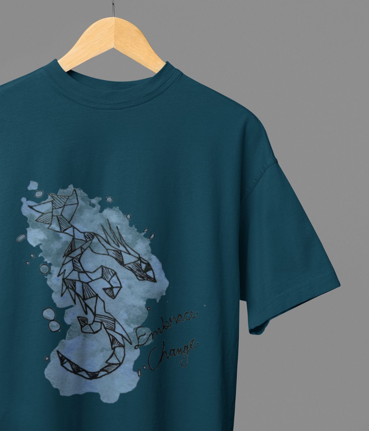 Ember Dragon - Oversized Classic T-Shirt - Dark