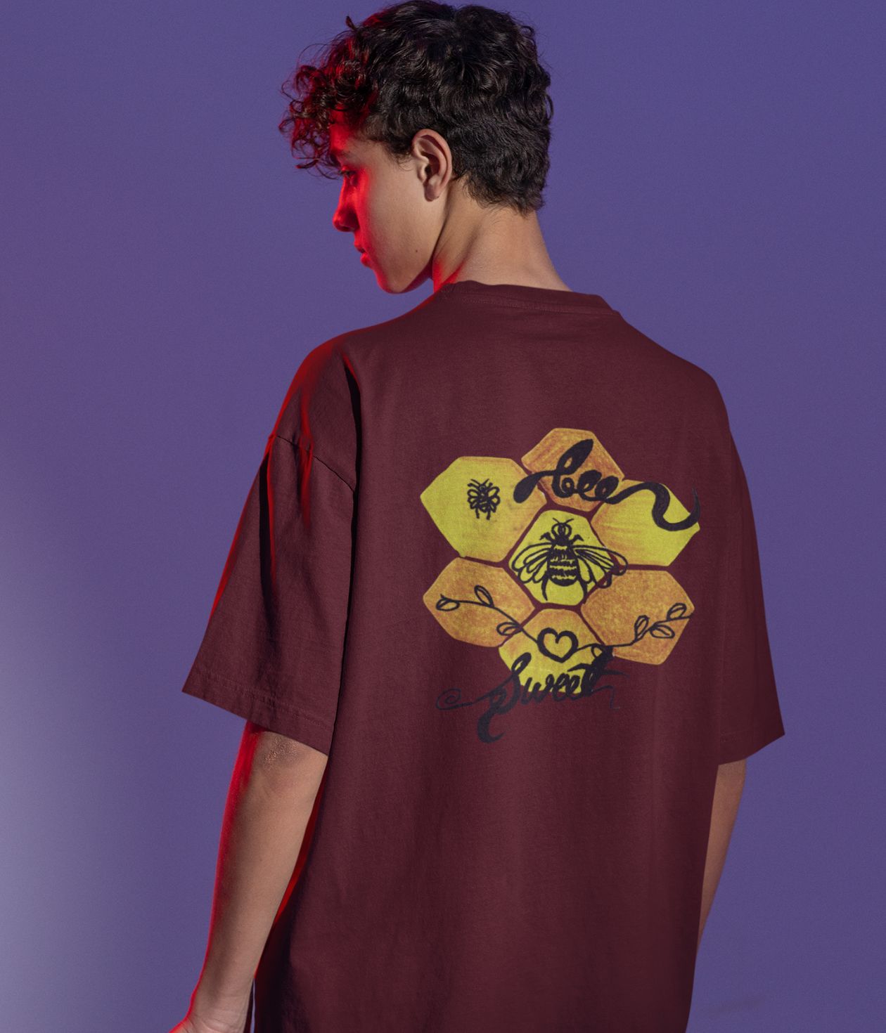 Bee Sweet - Terry Oversized T-Shirt