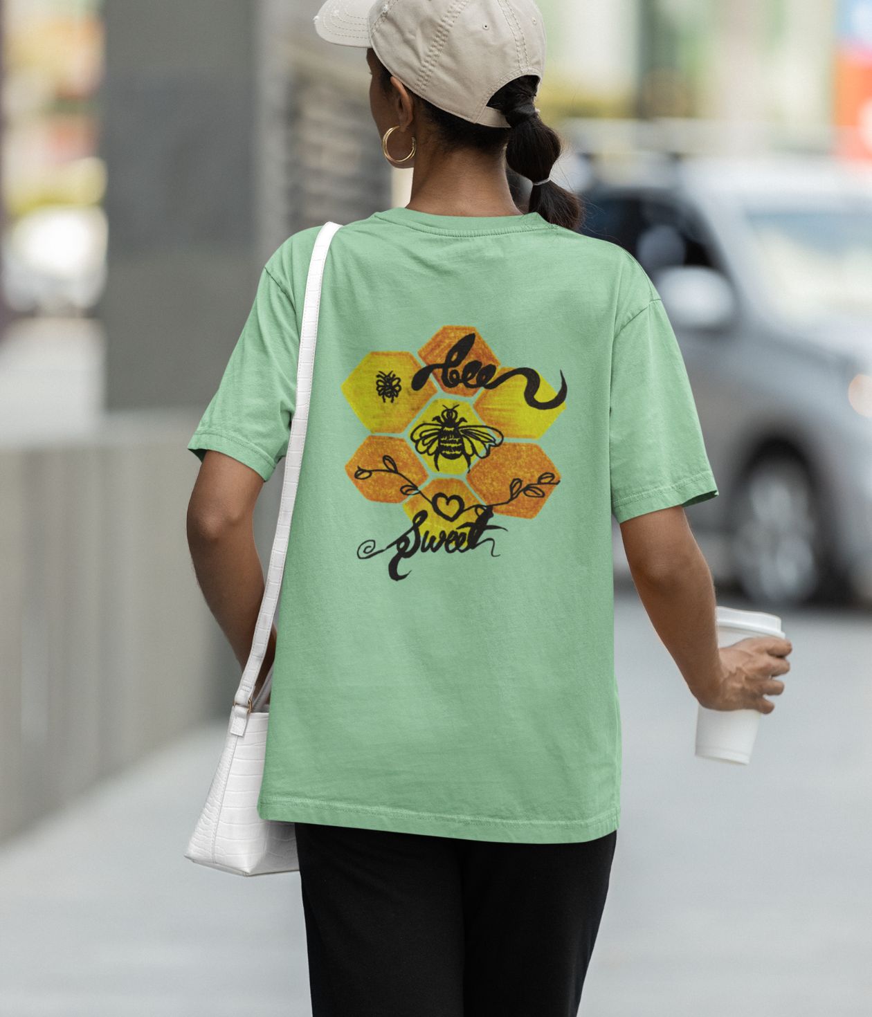 Bee Sweet - Terry Oversized T-Shirt