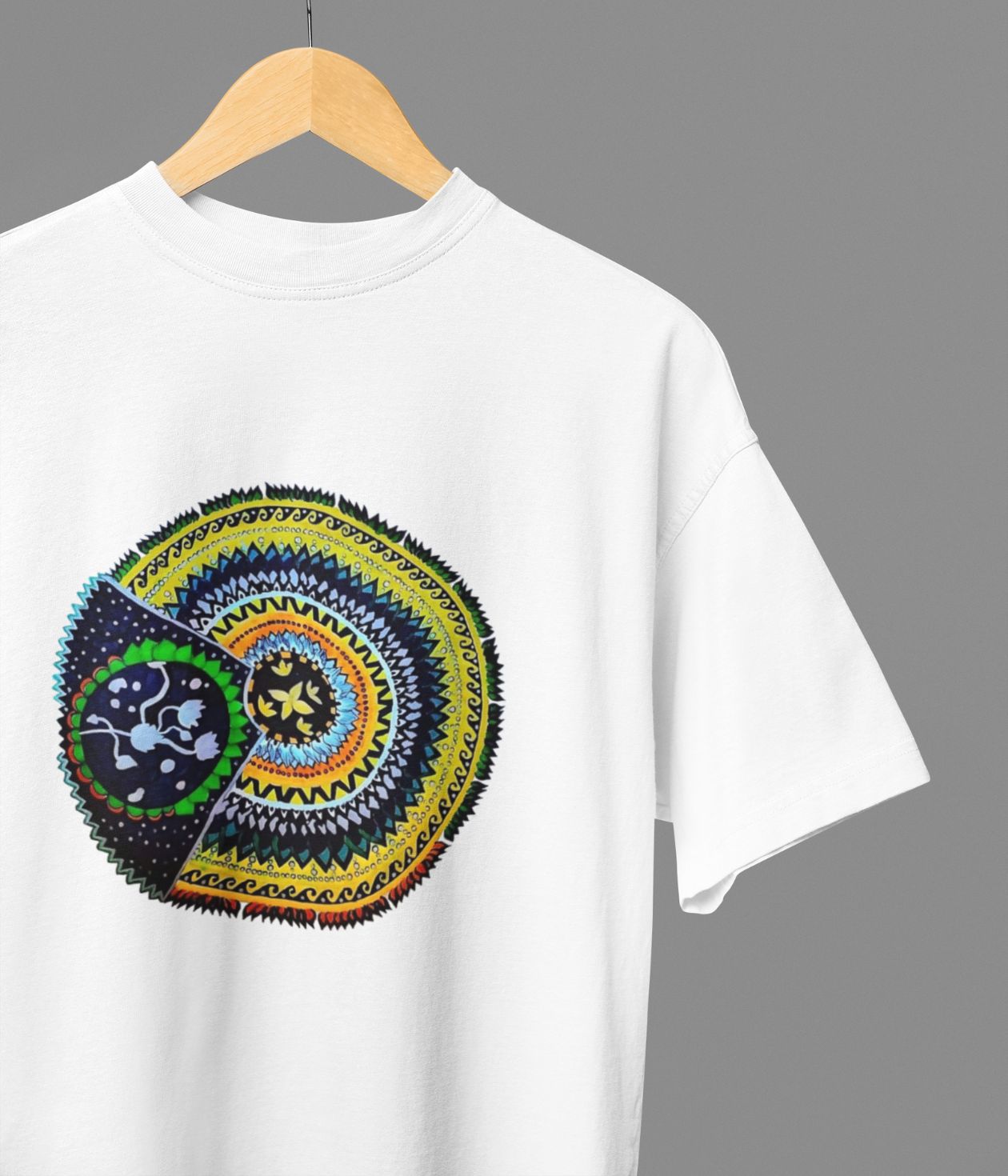 Sacred Spin - Oversized Classic T-Shirt