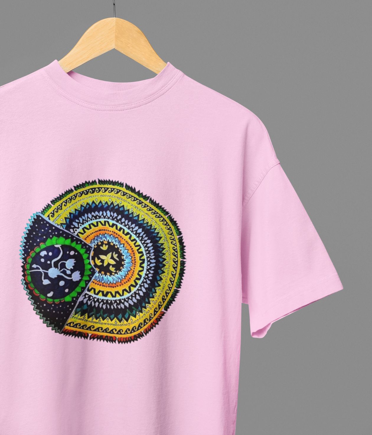 Sacred Spin - Oversized Classic T-Shirt