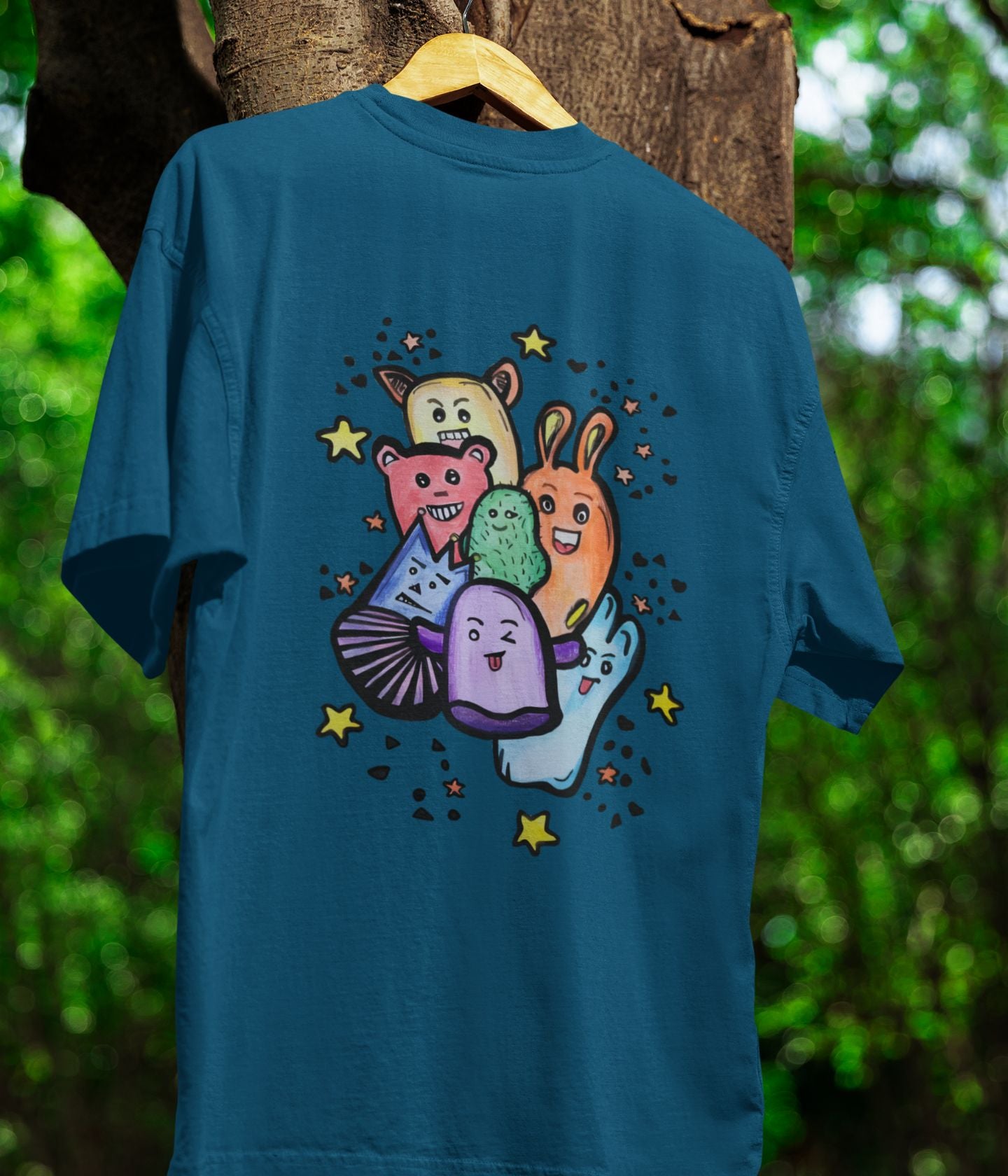 Coloriage Doodle - Oversized Classic T-Shirt - Dark - aiink