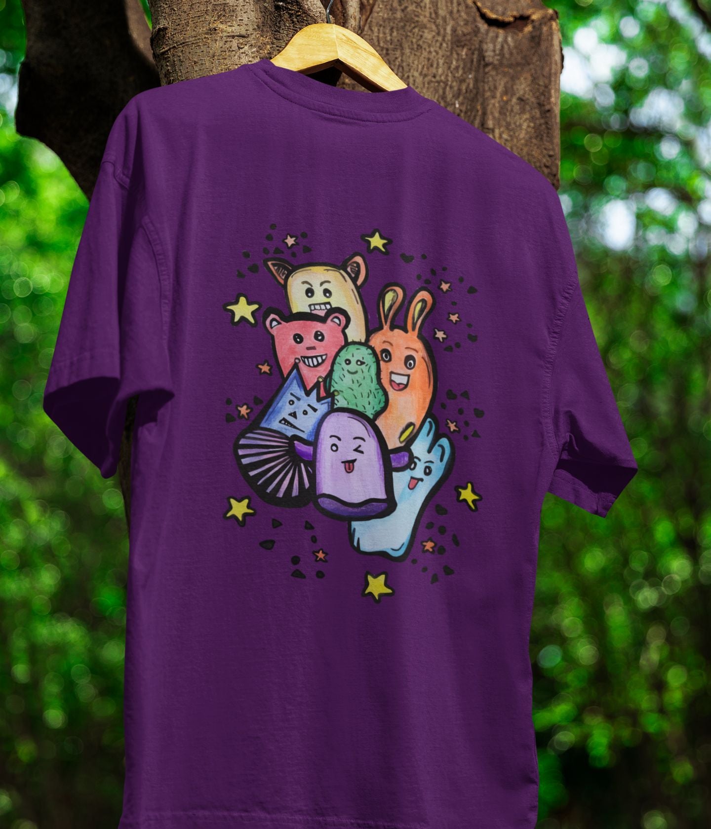 Coloriage Doodle - Oversized Classic T-Shirt - Dark - aiink