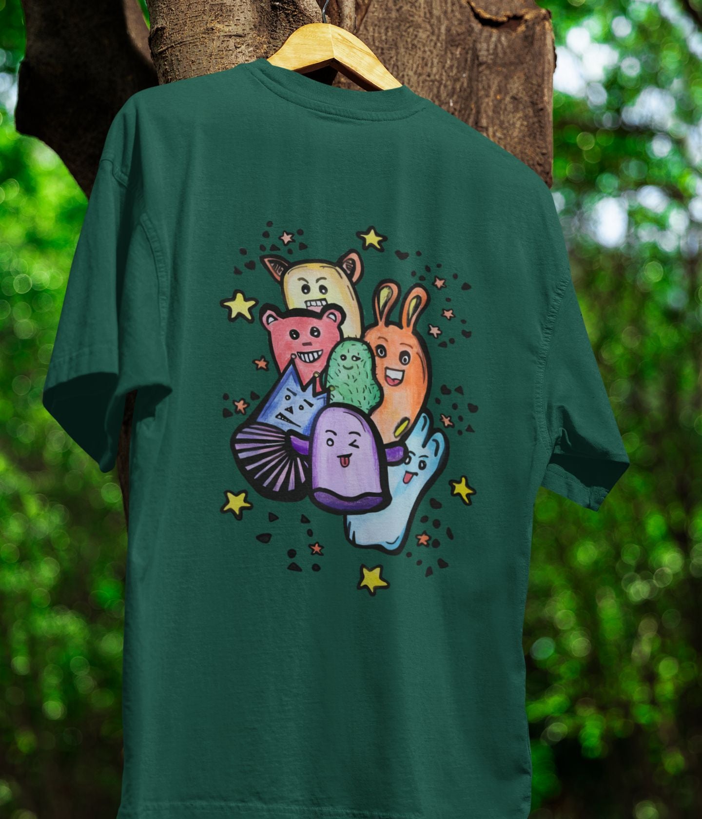 Coloriage Doodle - Oversized Classic T-Shirt - Dark - aiink