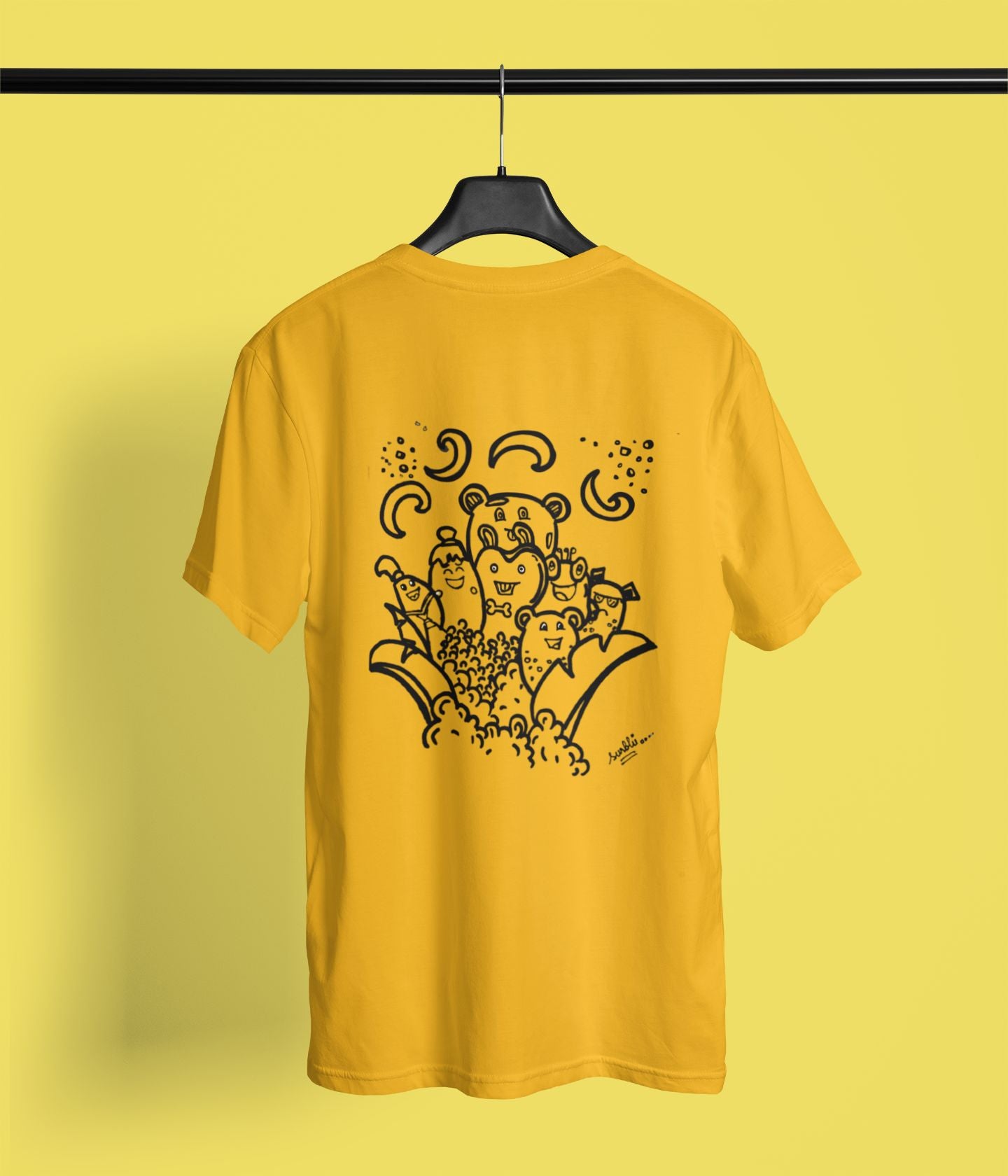 Cute Faces Doodle - Unisex Classic T-Shirt - aiink