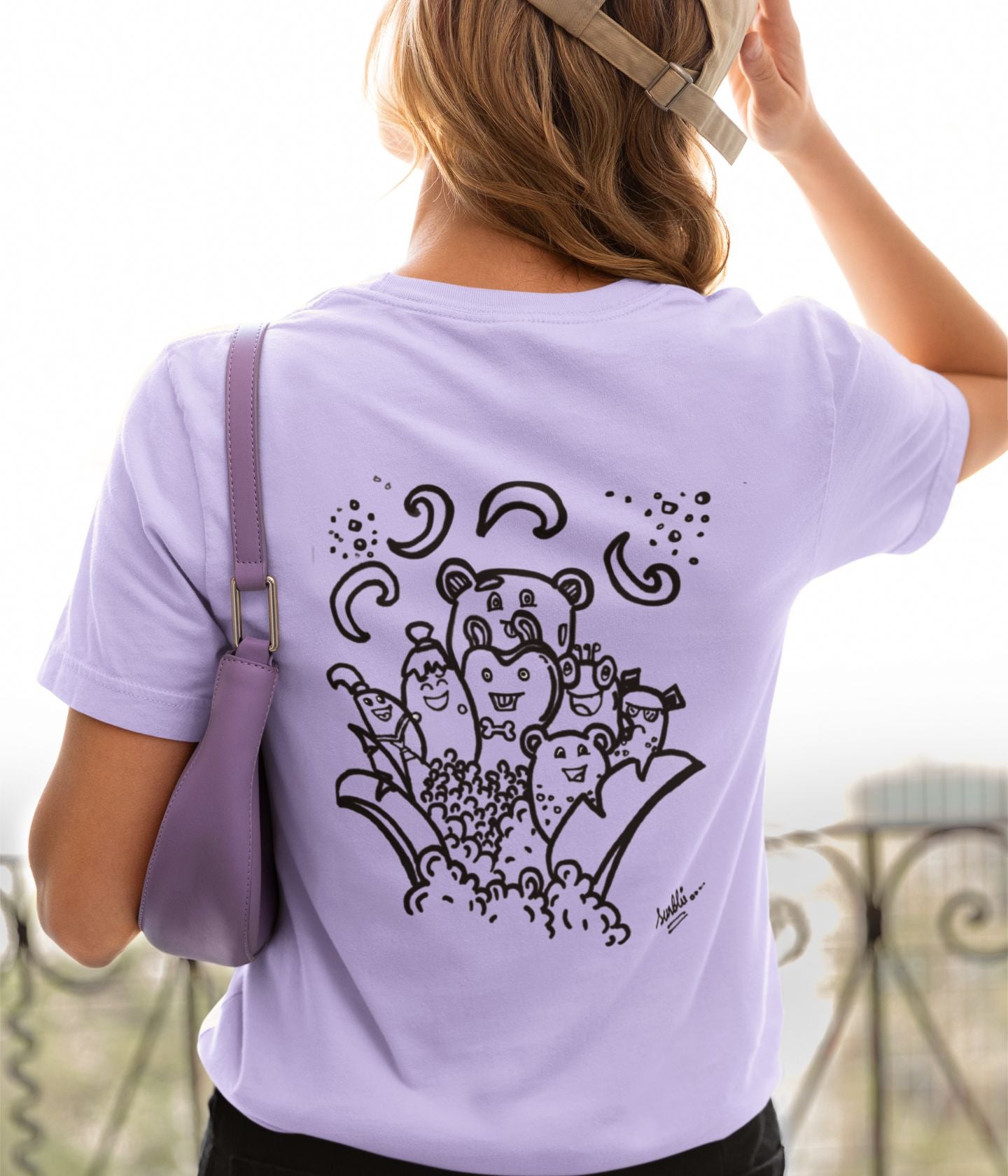 Cute Faces Doodle - Unisex Classic T-Shirt - aiink