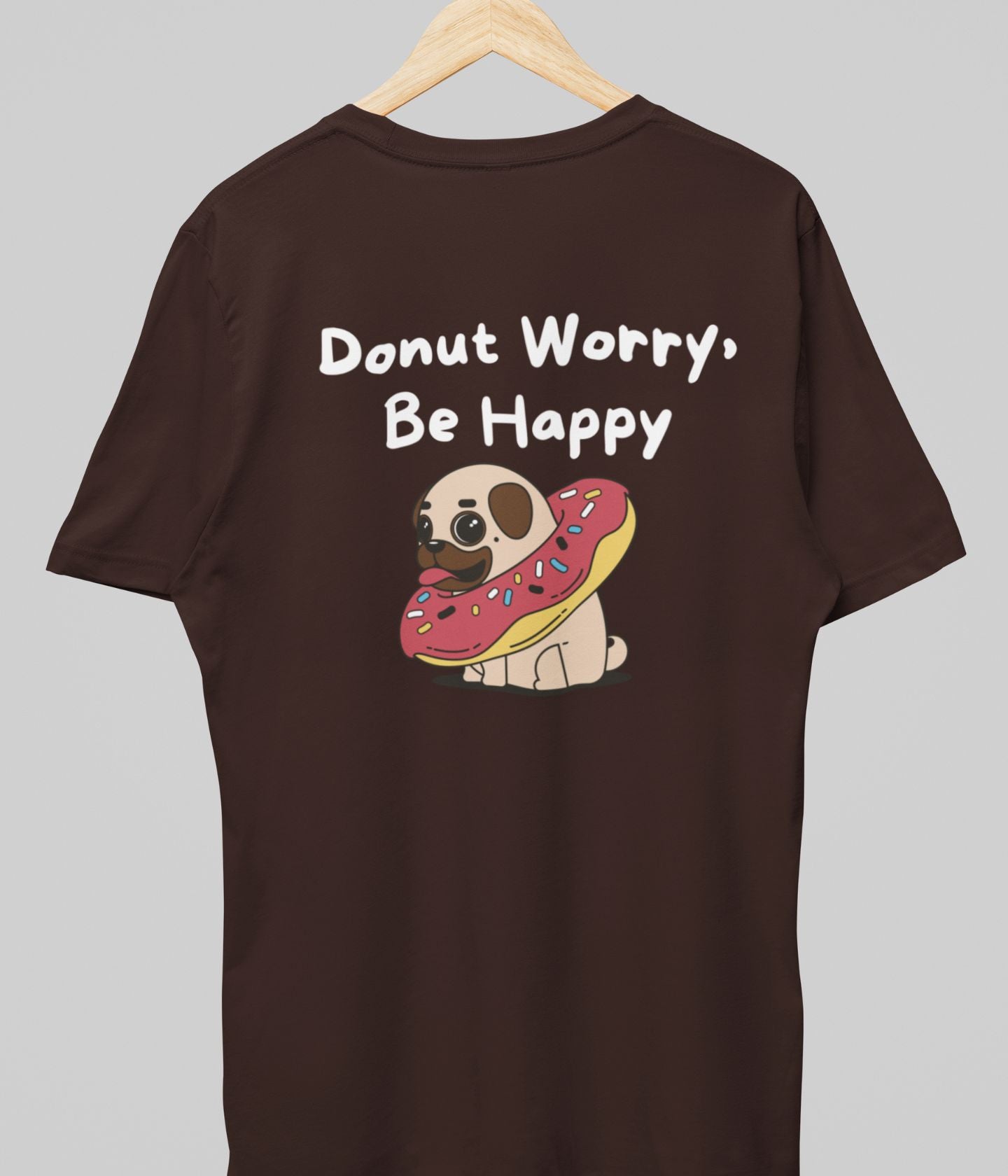 Donut Worry - Unisex Classic T-Shirt - Dark - aiink