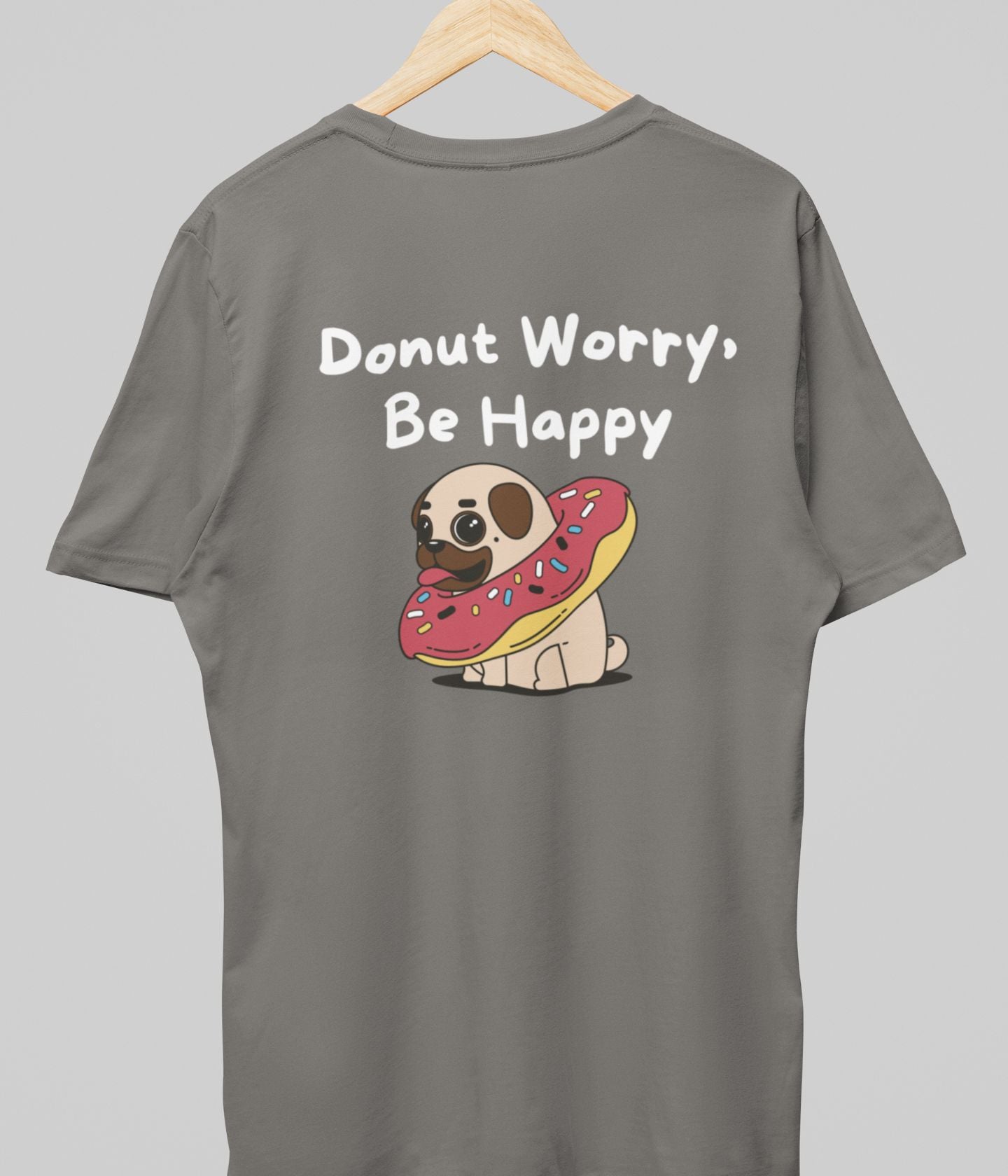 Donut Worry - Unisex Classic T-Shirt - Dark - aiink