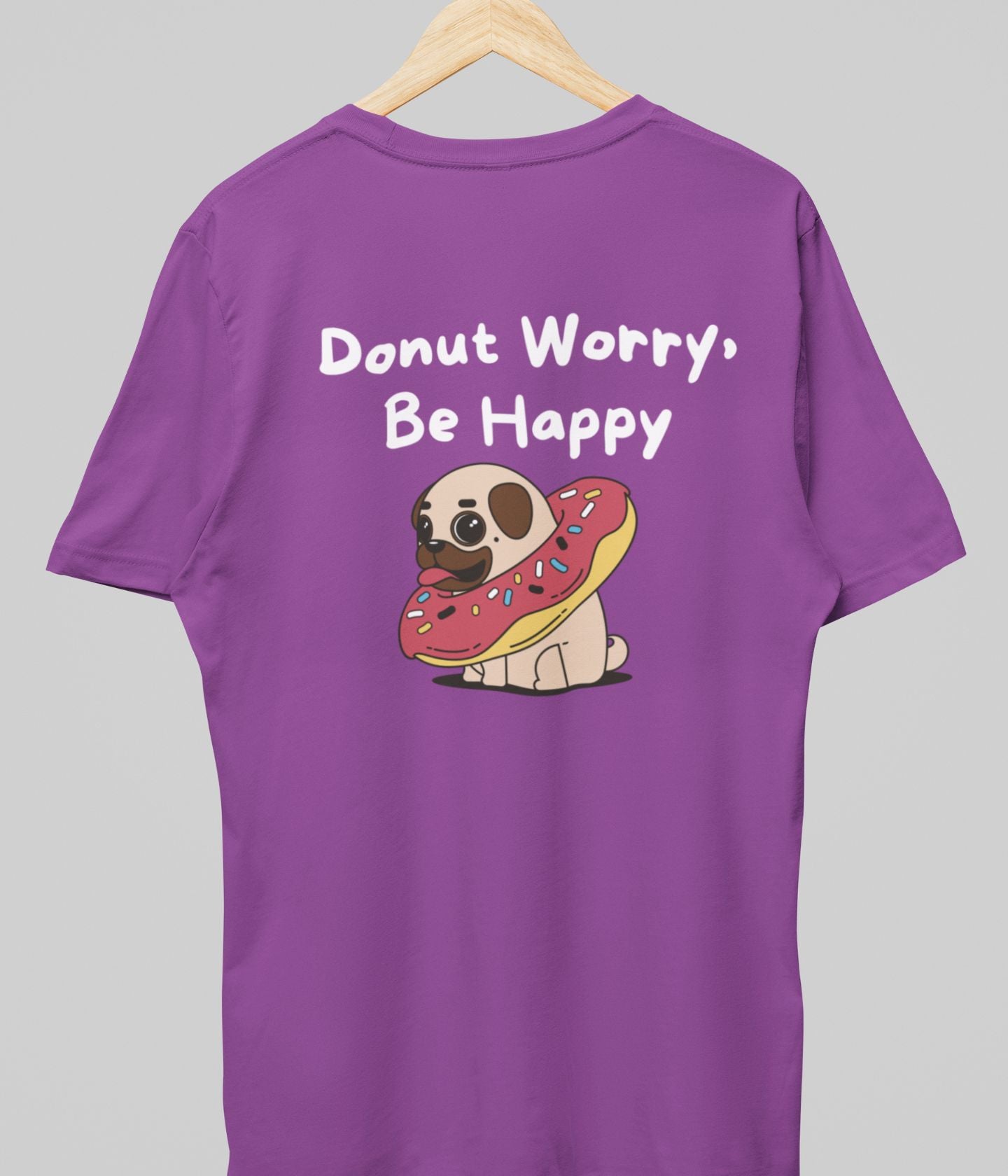 Donut Worry - Unisex Classic T-Shirt - Dark - aiink