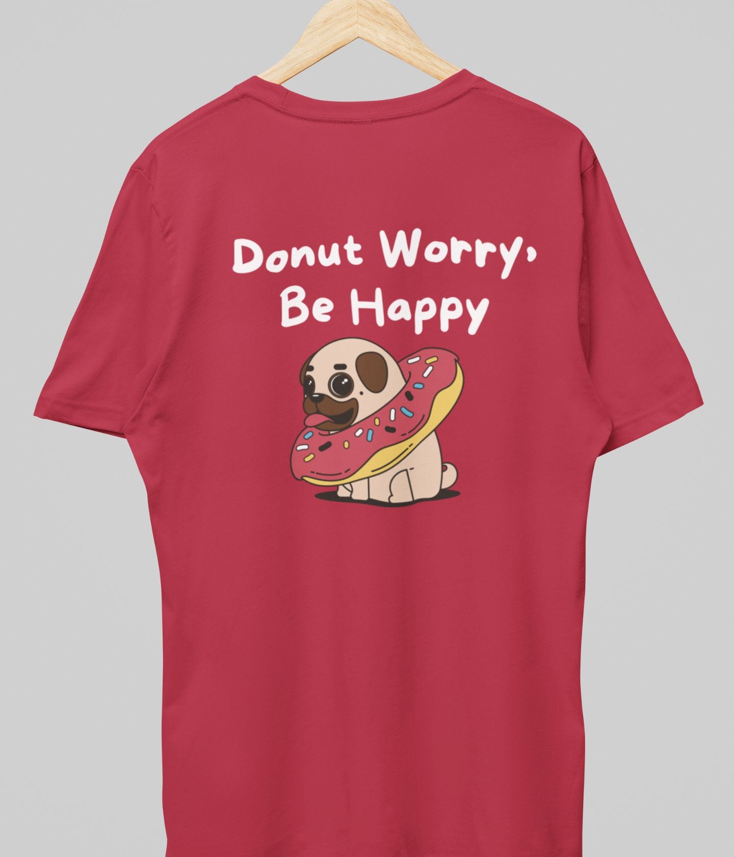 Donut Worry - Unisex Classic T-Shirt - Dark - aiink