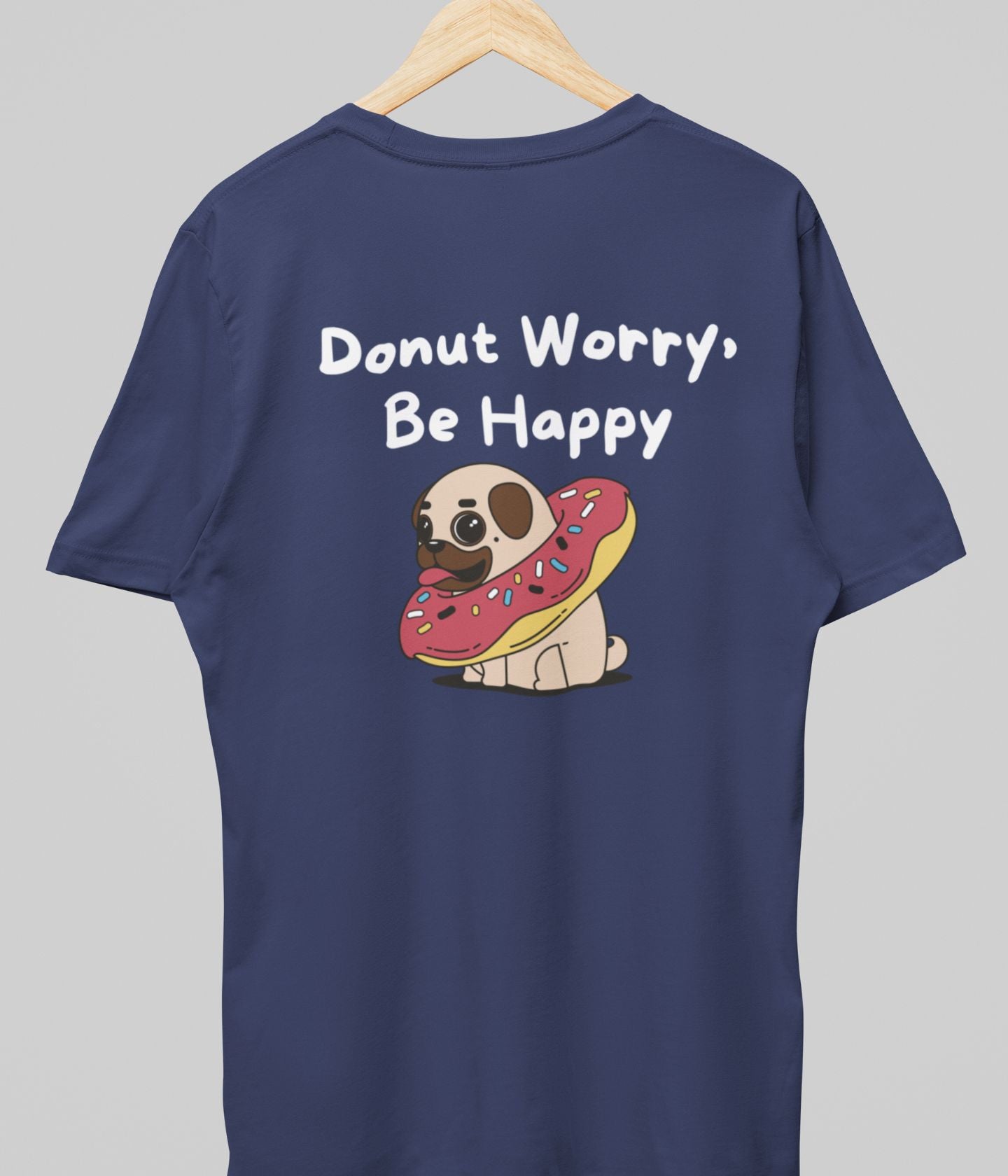 Donut Worry - Unisex Classic T-Shirt - Dark - aiink