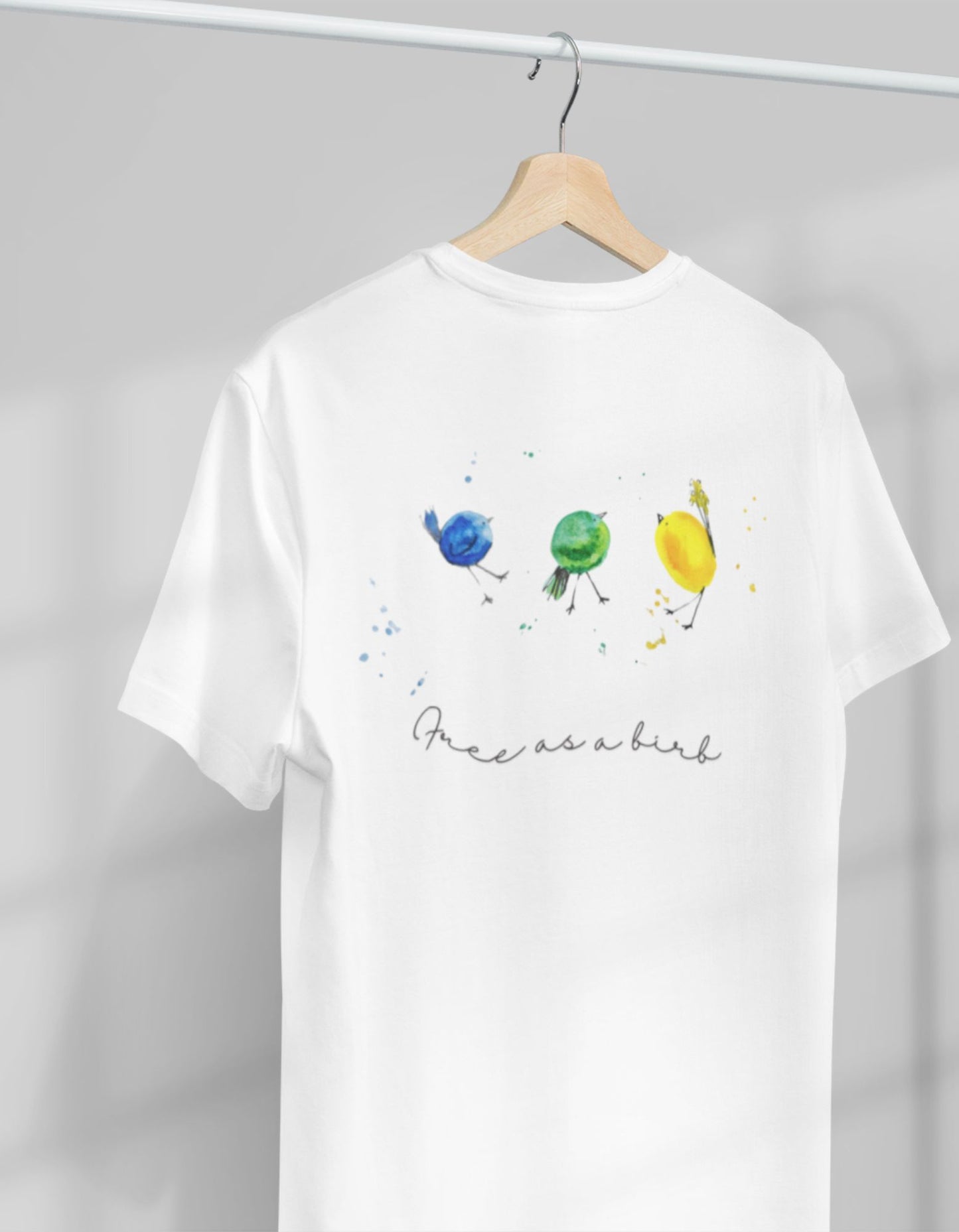 Free As A Birb - Terry Oversized T-Shirt - aiink