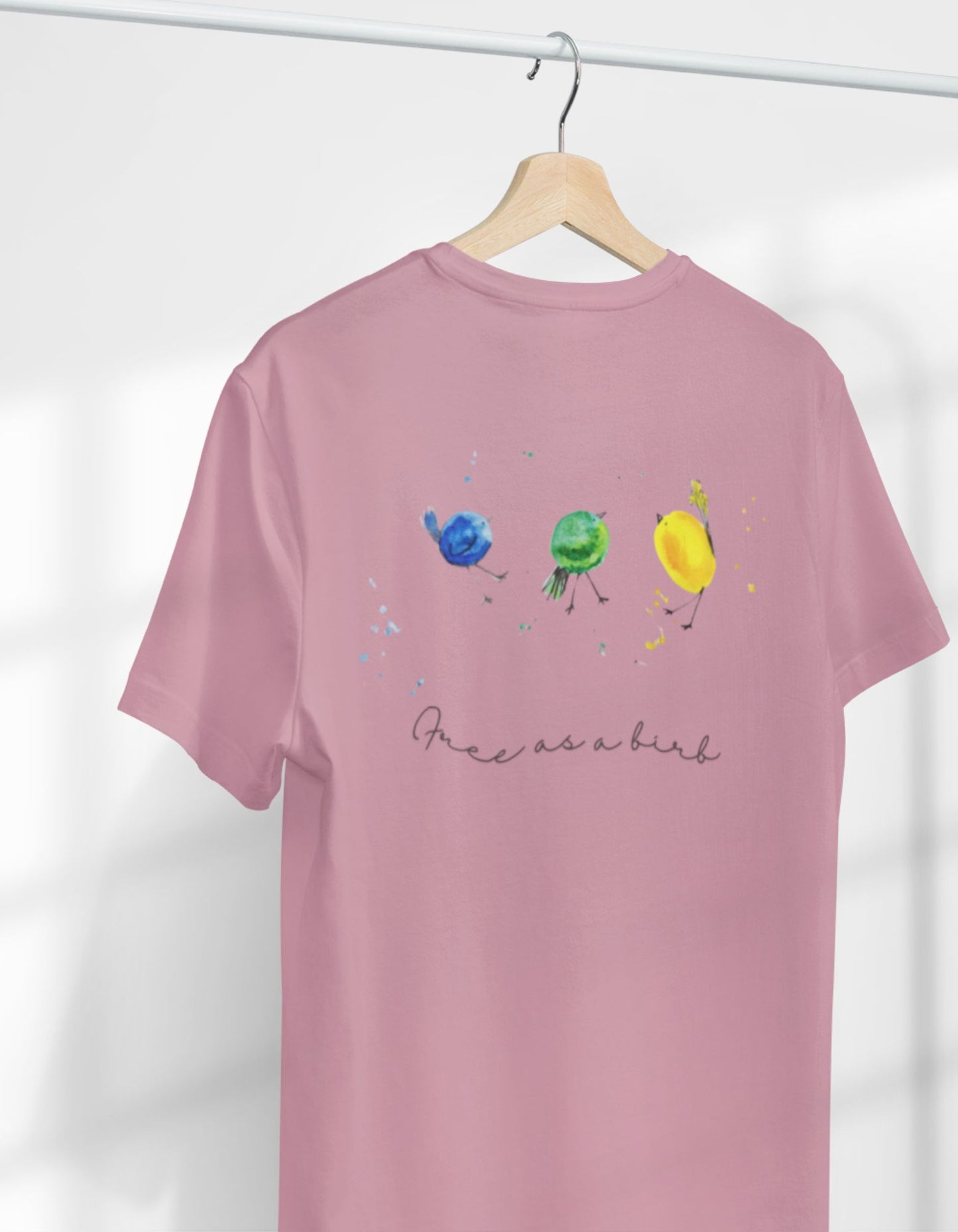 Free As A Birb - Terry Oversized T-Shirt - aiink