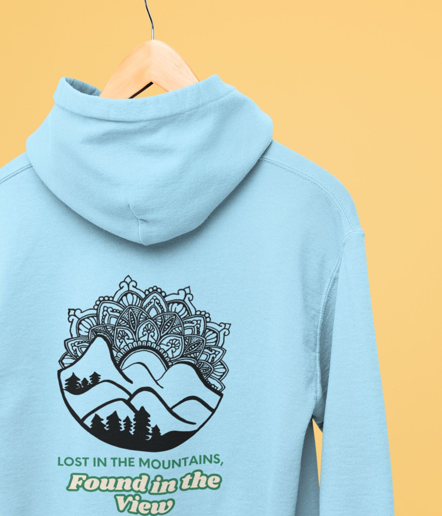 Lost In The Mountains - Unisex Hoodie Ai Ink™