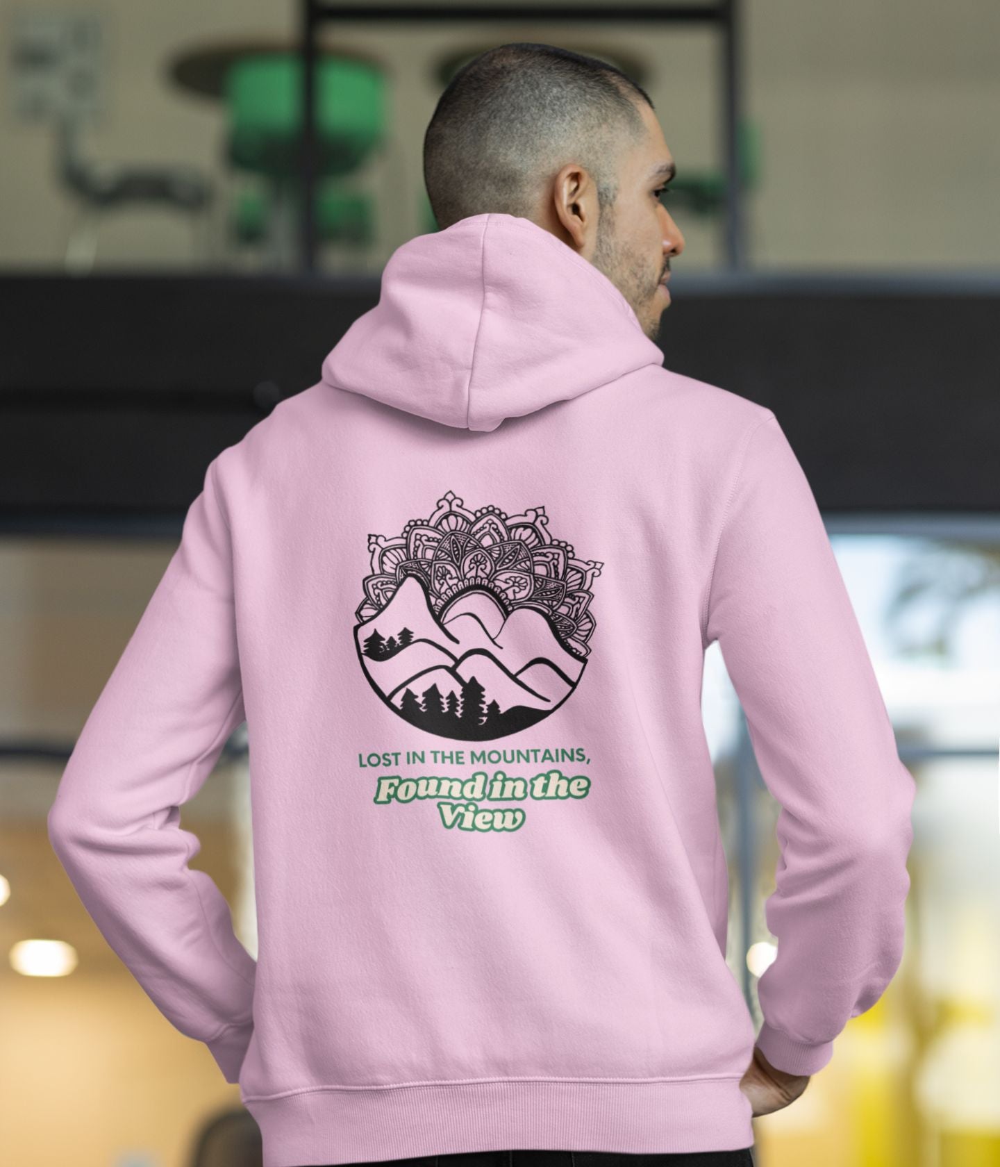 Lost In The Mountains - Unisex Hoodie Ai Ink™