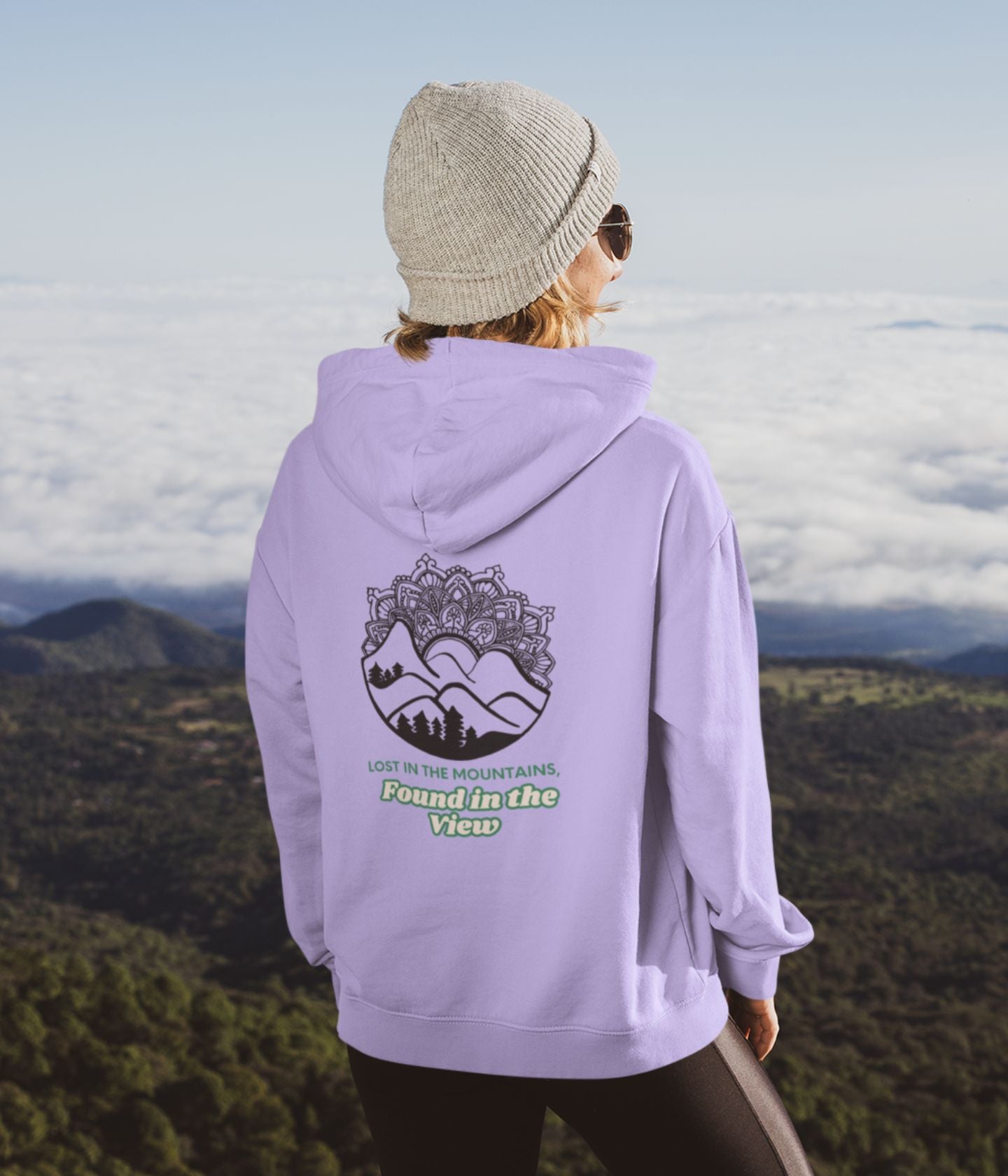 Lost In The Mountains - Unisex Hoodie Ai Ink™