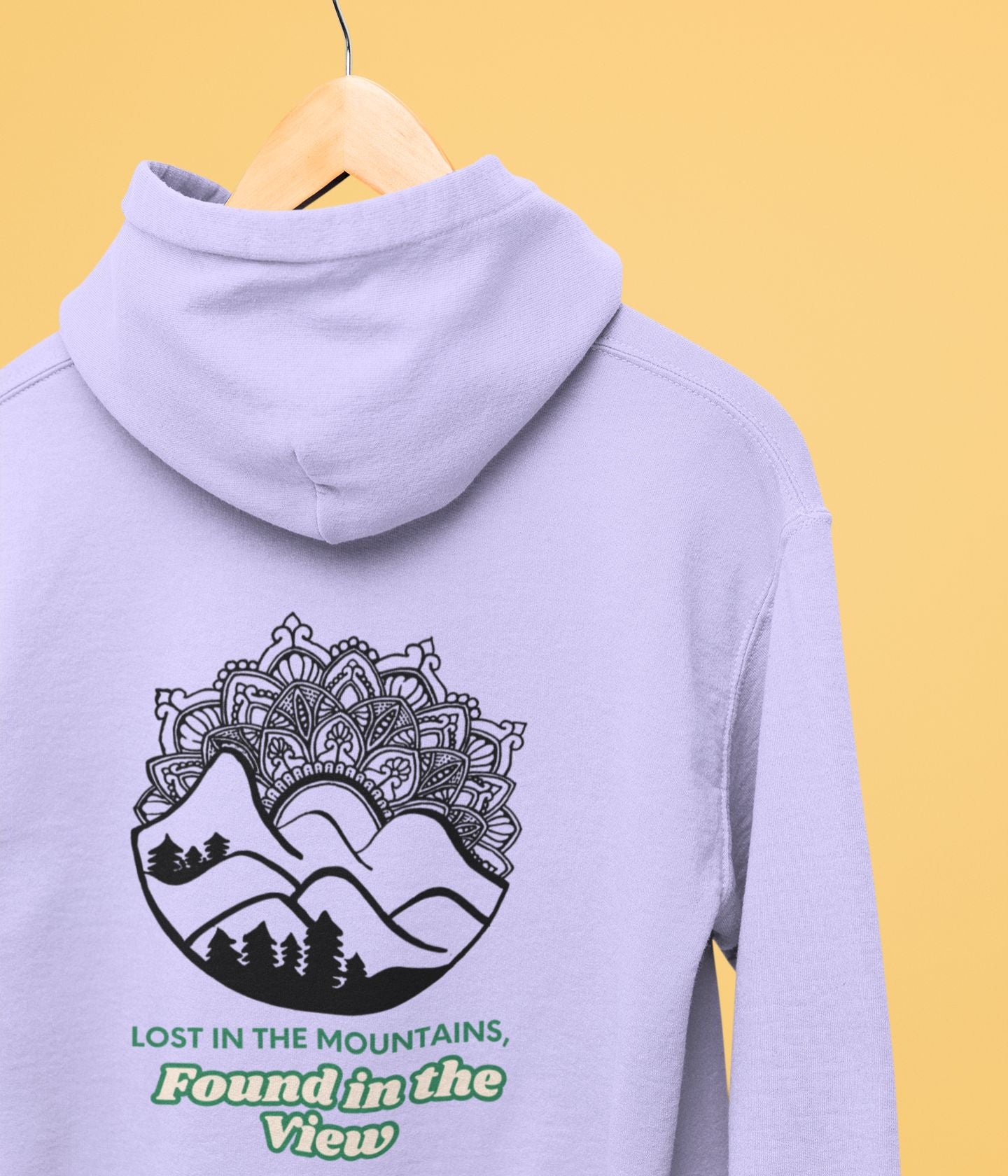 Lost In The Mountains - Unisex Hoodie Ai Ink™