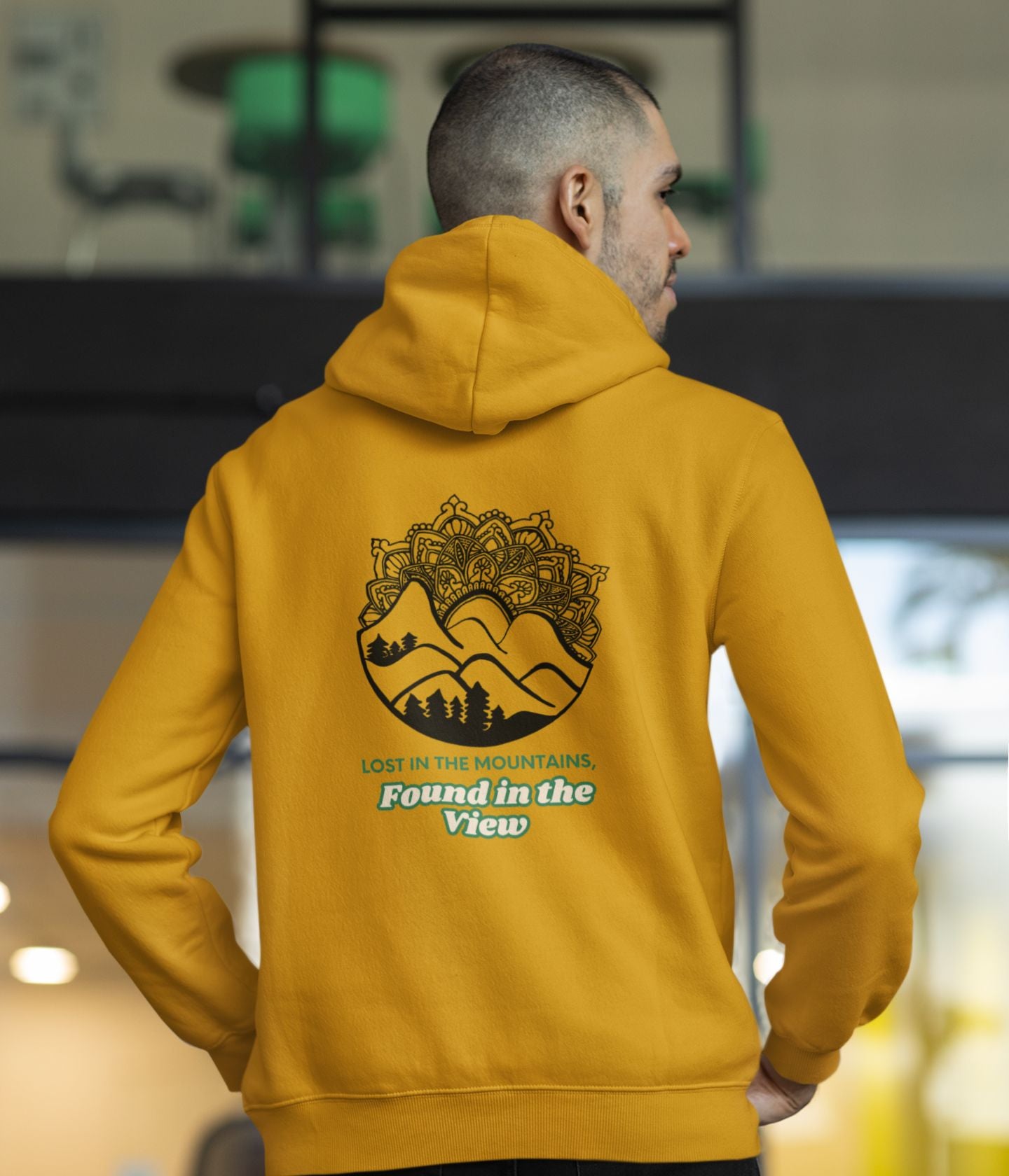Lost In The Mountains - Unisex Hoodie Ai Ink™