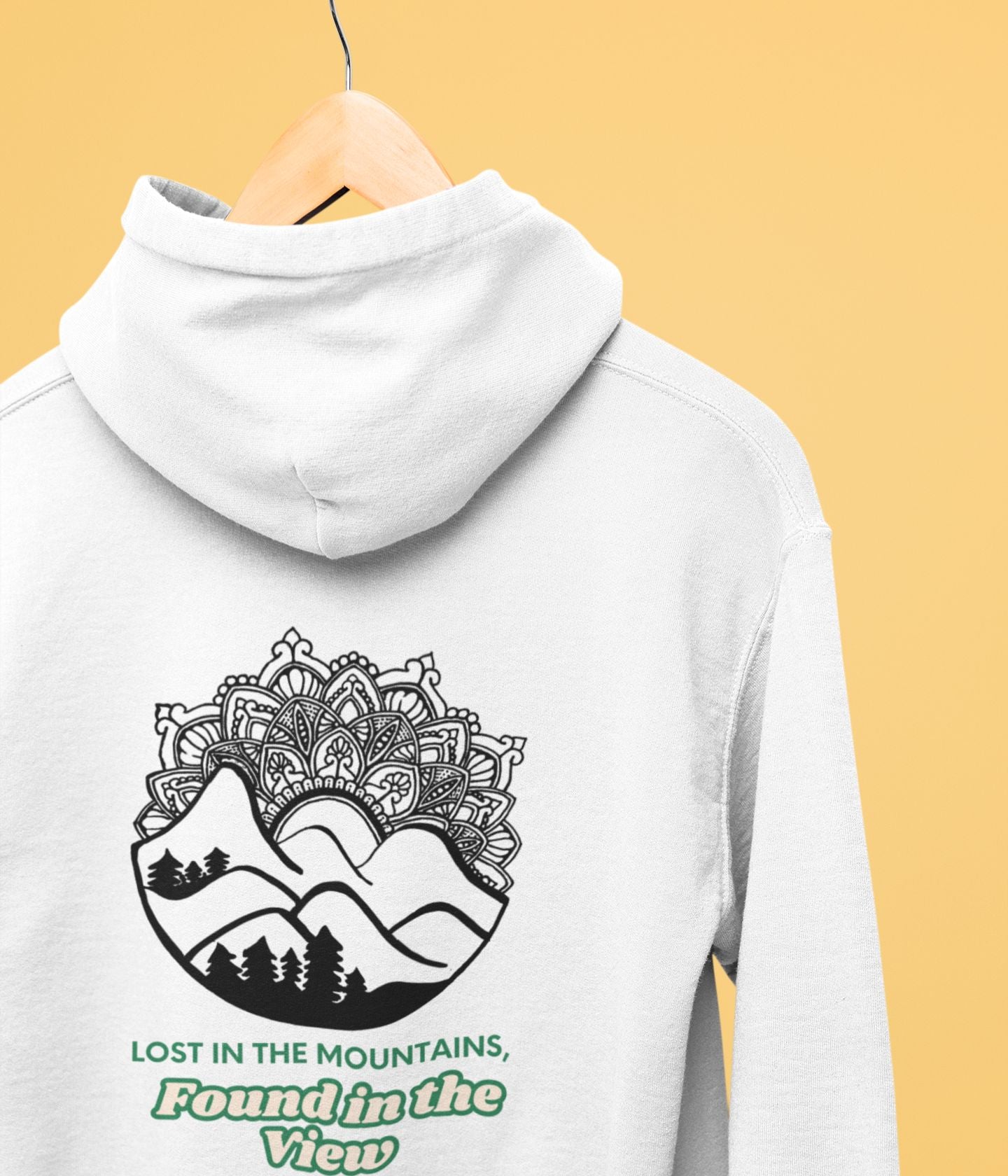 Lost In The Mountains - Unisex Hoodie Ai Ink™