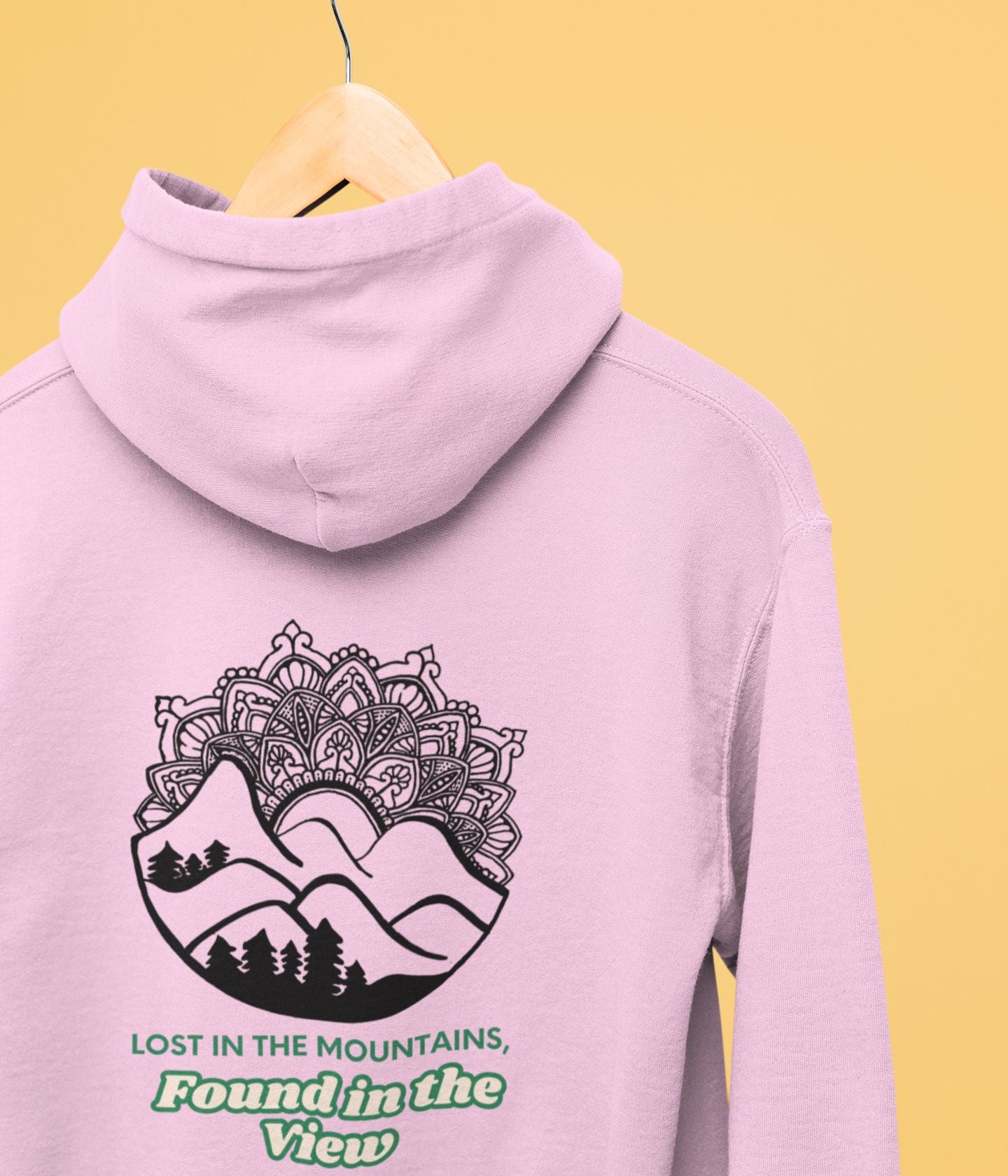 Lost In The Mountains - Unisex Hoodie Ai Ink™