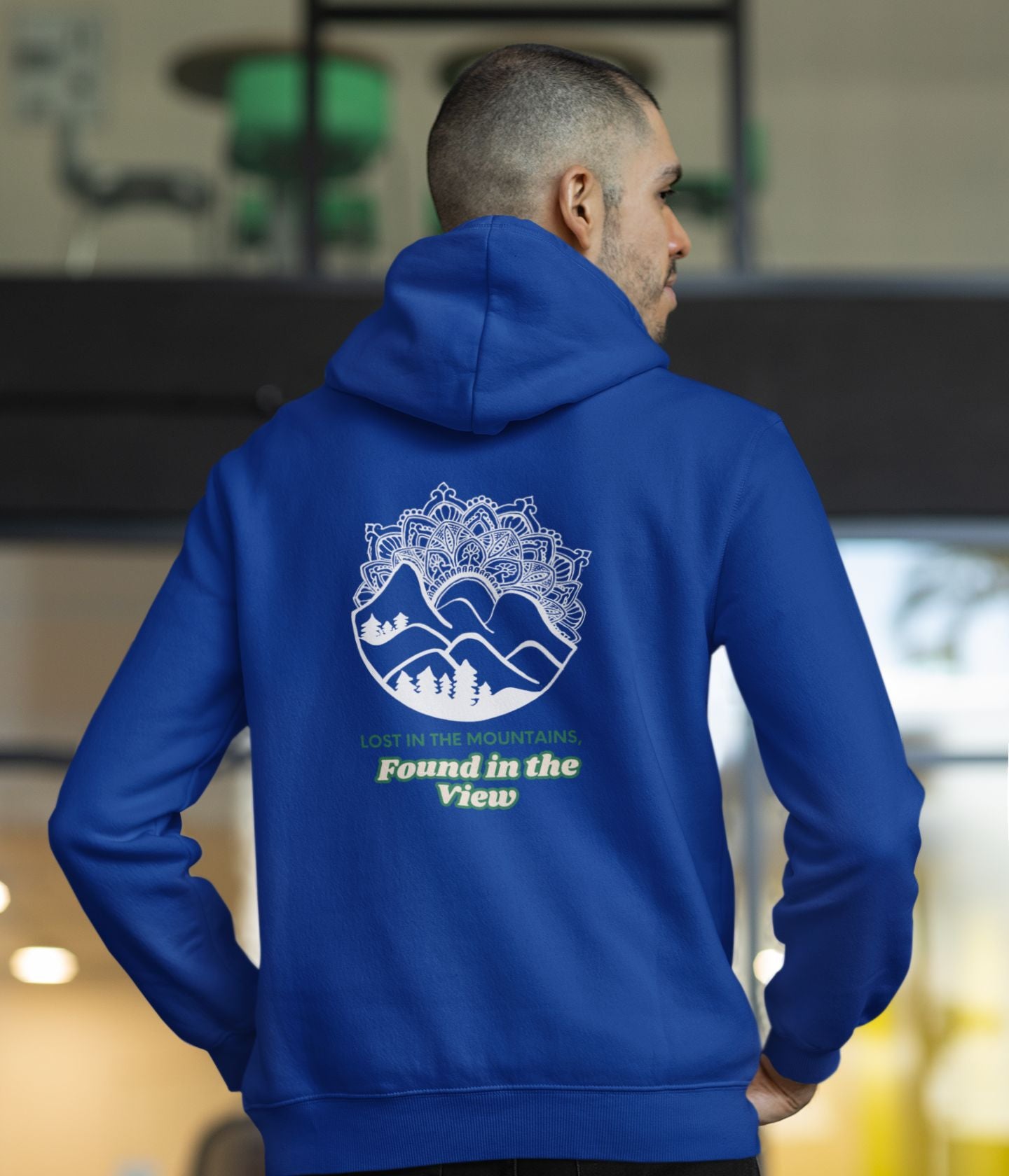 Lost In The Mountains - Unisex Hoodie - Dark Ai Ink™