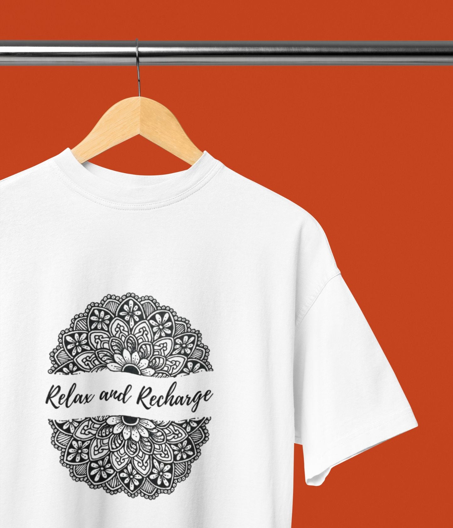 Relax And Recharge - Oversized Classic T-Shirt Ai Ink™