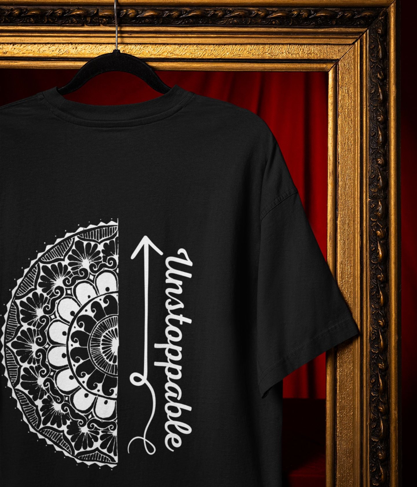 Unstoppable - Terry Oversized T-Shirt - Dark - aiink