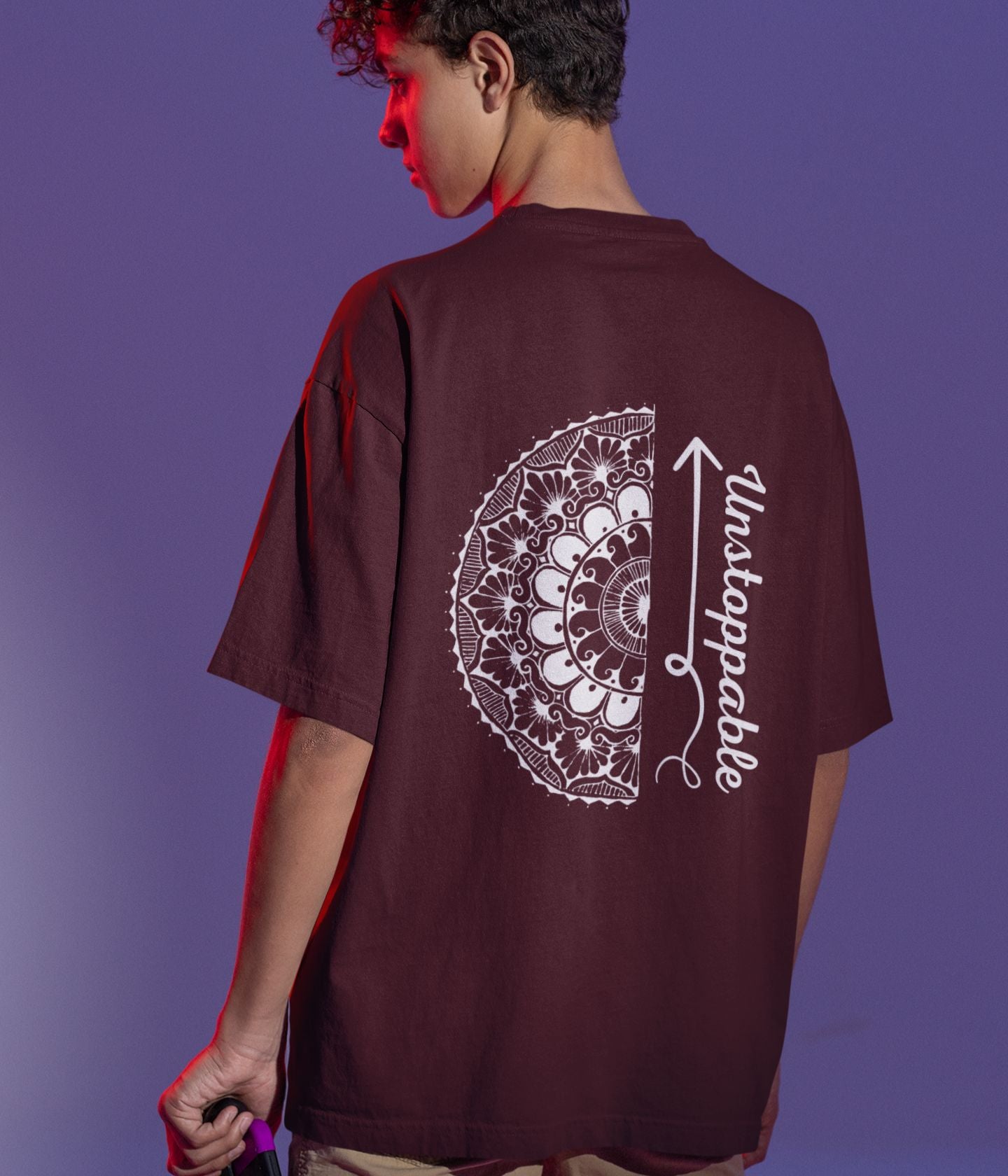 Unstoppable - Terry Oversized T-Shirt - Dark - aiink