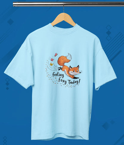 Feeling Foxy Today - Terry Oversized T-Shirt