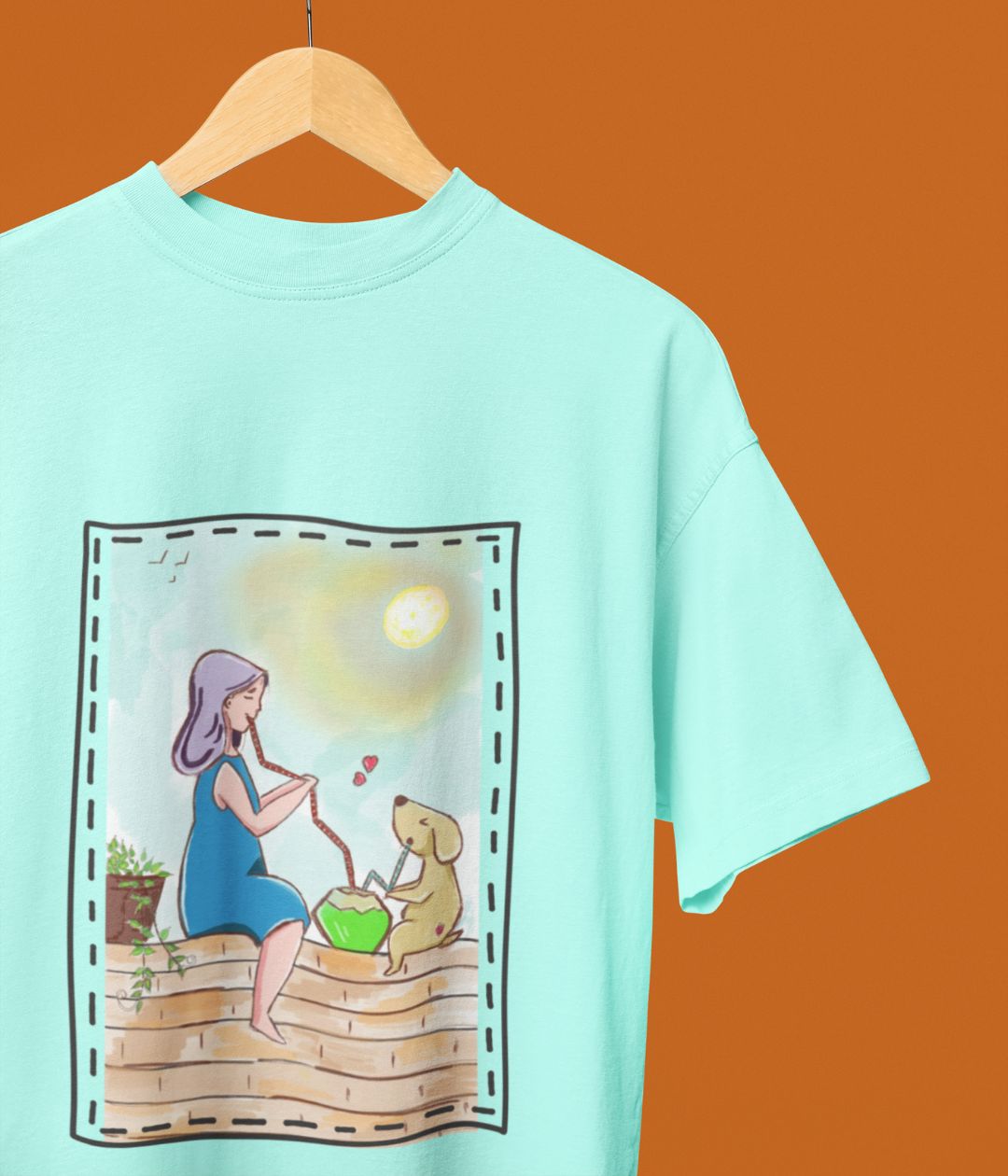 Paws & Paradise - Oversized Classic T-Shirt