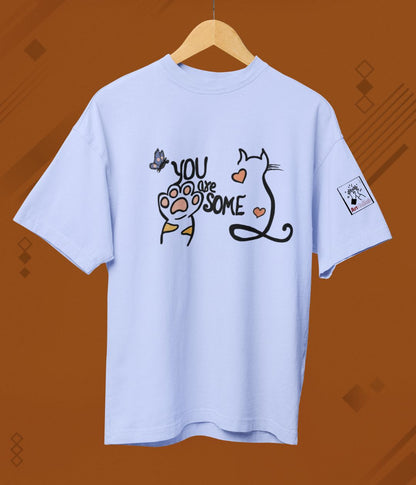 You Are Pawsome - Terry Oversized T-Shirt