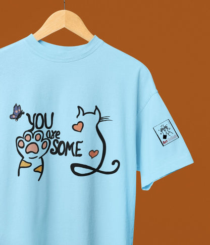 You Are Pawsome - Oversized Classic T-Shirt