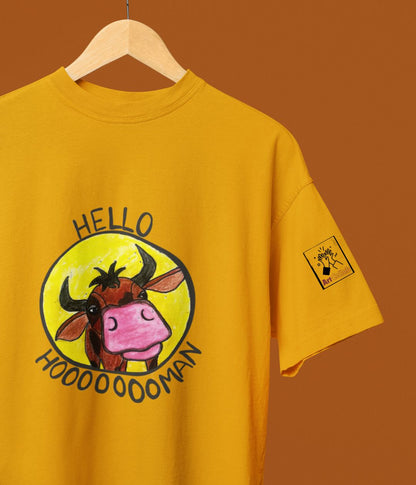 Hello Hooman - Oversized Classic T-Shirt