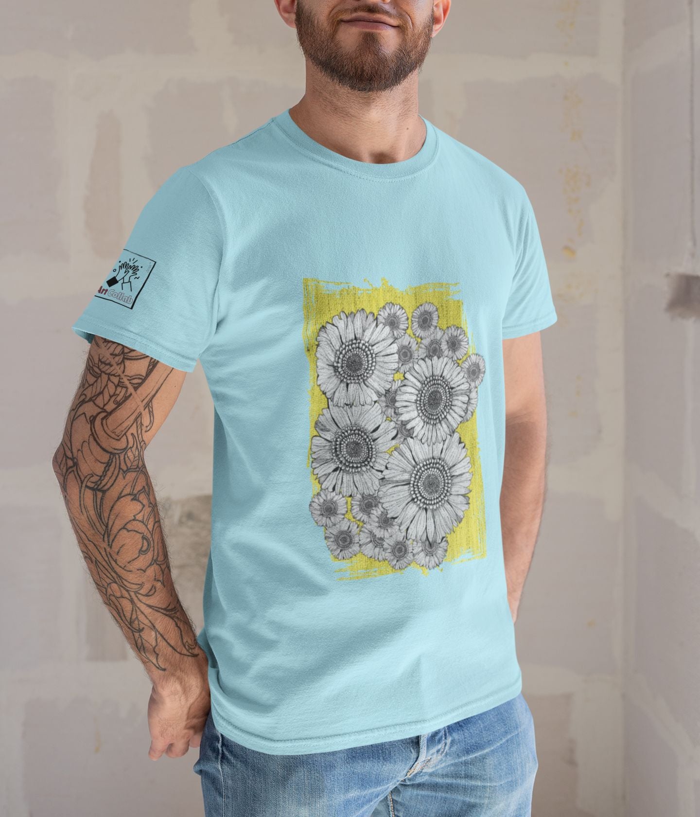 Sunflower Smiles - Unisex Classic T-Shirt - aiink