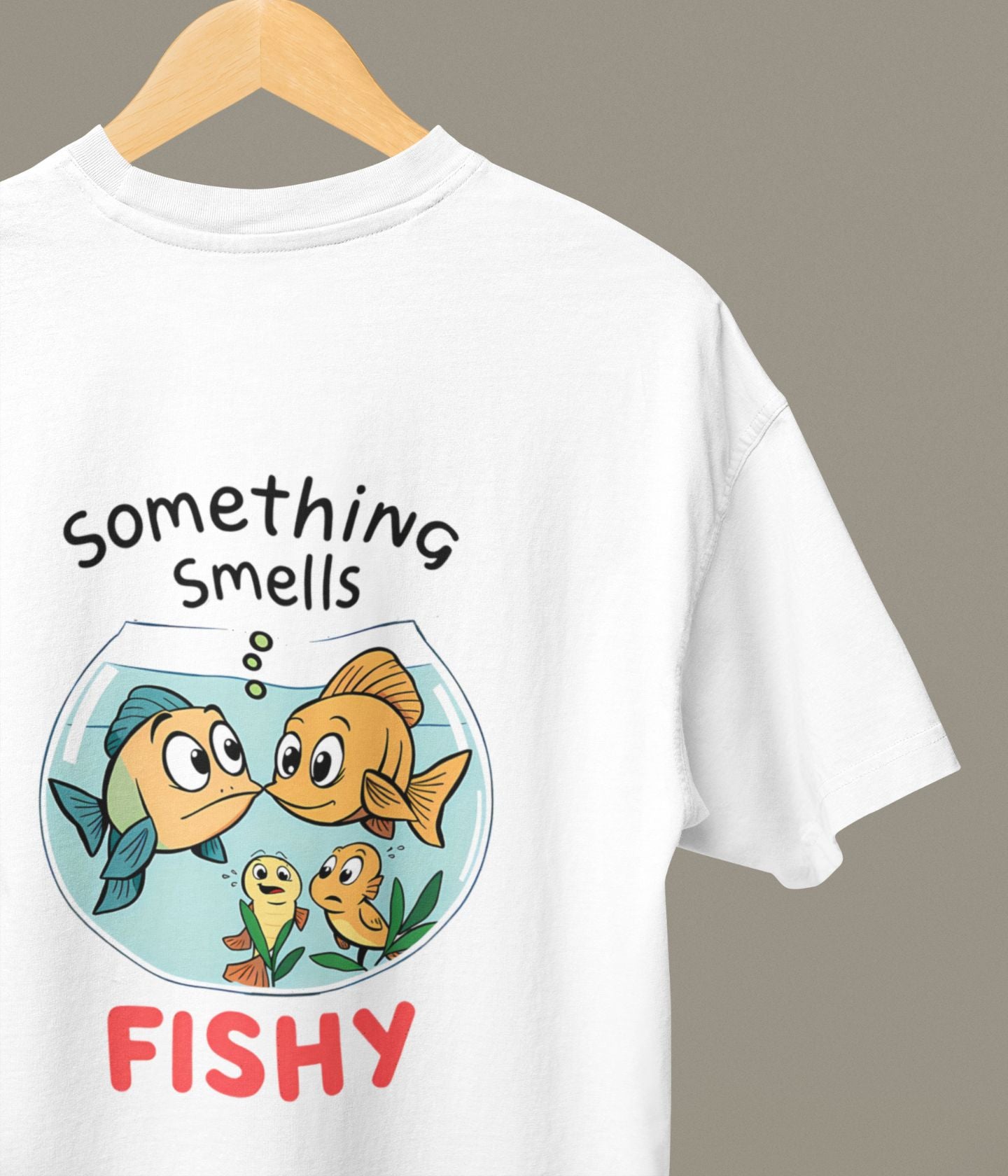 Something Smells Fishy - Oversized Classic T-Shirt