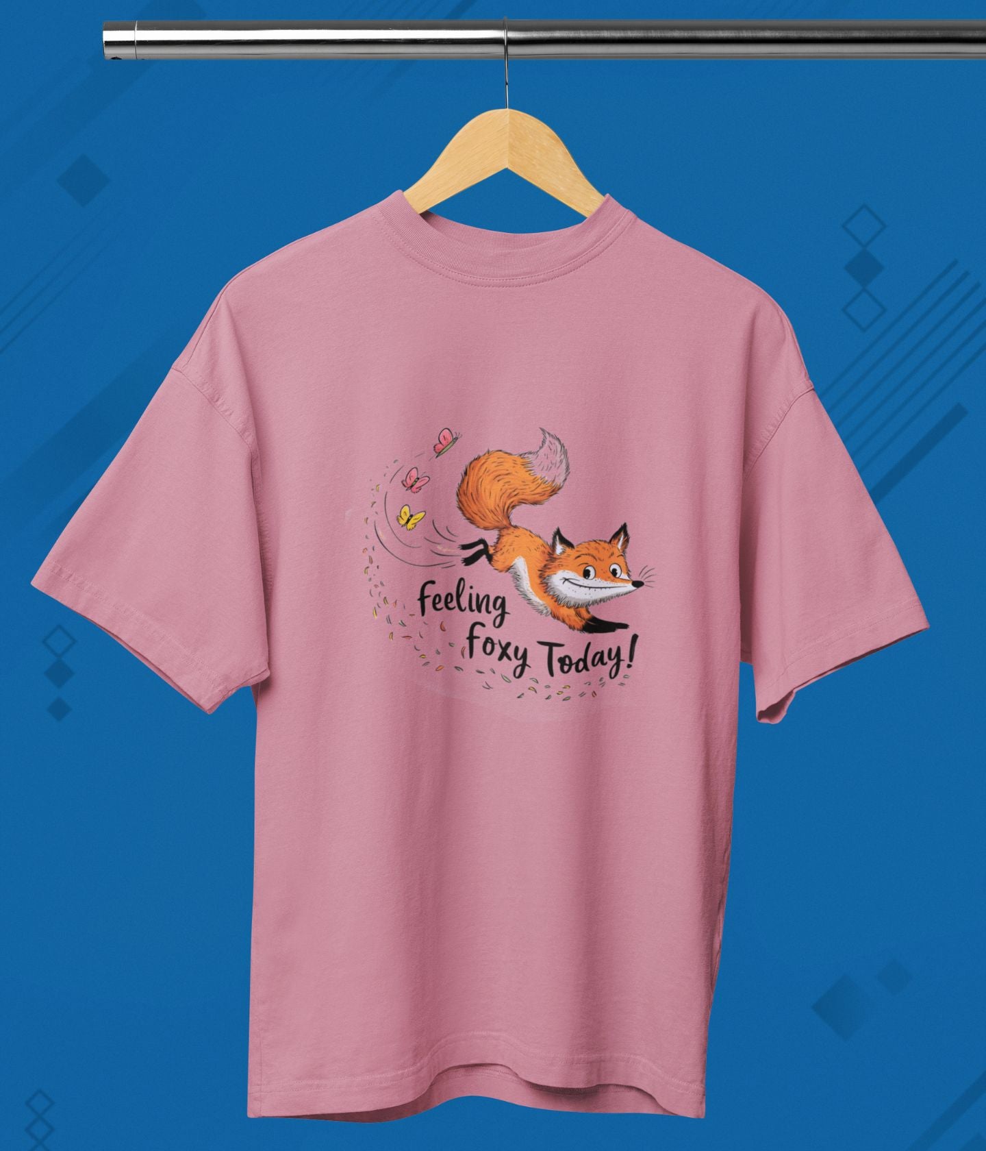 Feeling Foxy Today - Terry Oversized T-Shirt