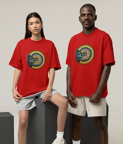 Sacred Spin - Oversized Classic T-Shirt - Dark