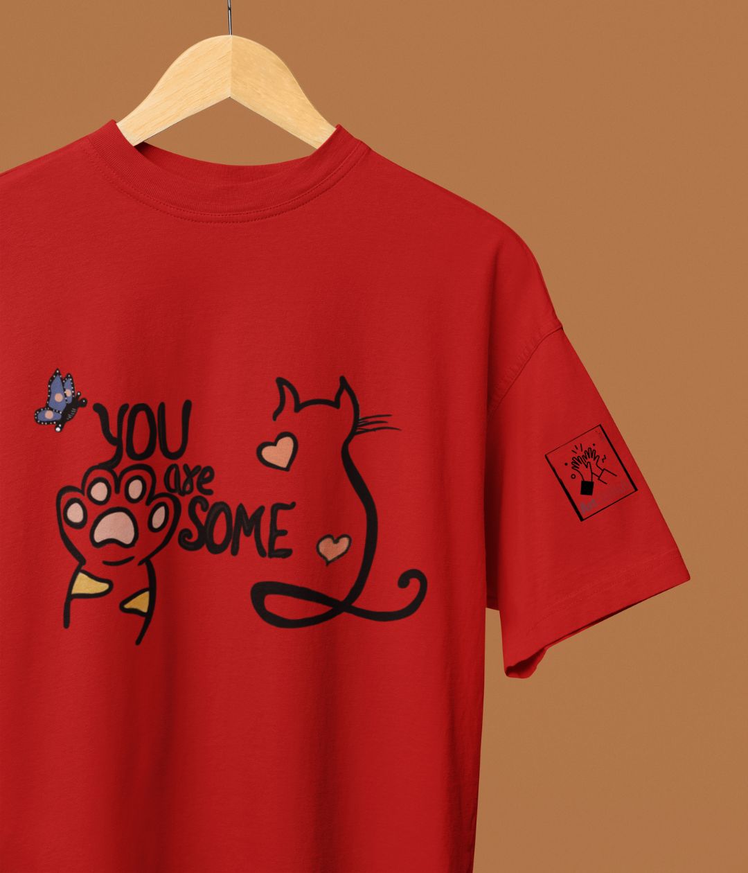 You Are Pawsome - Oversized Classic T-Shirt