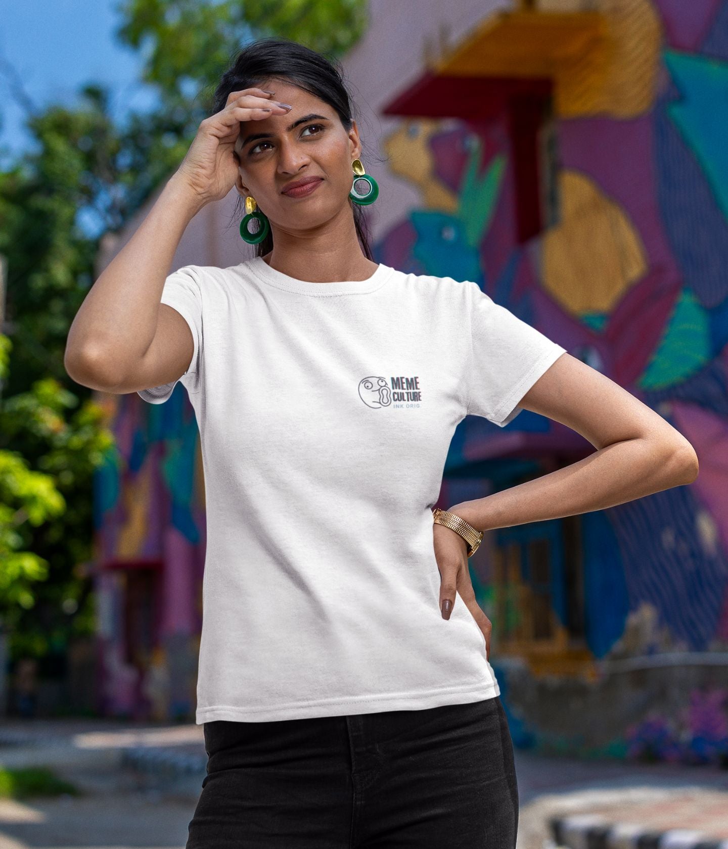 Ahha Tamatar - Women's Supima Cotton T-Shirt - aiink